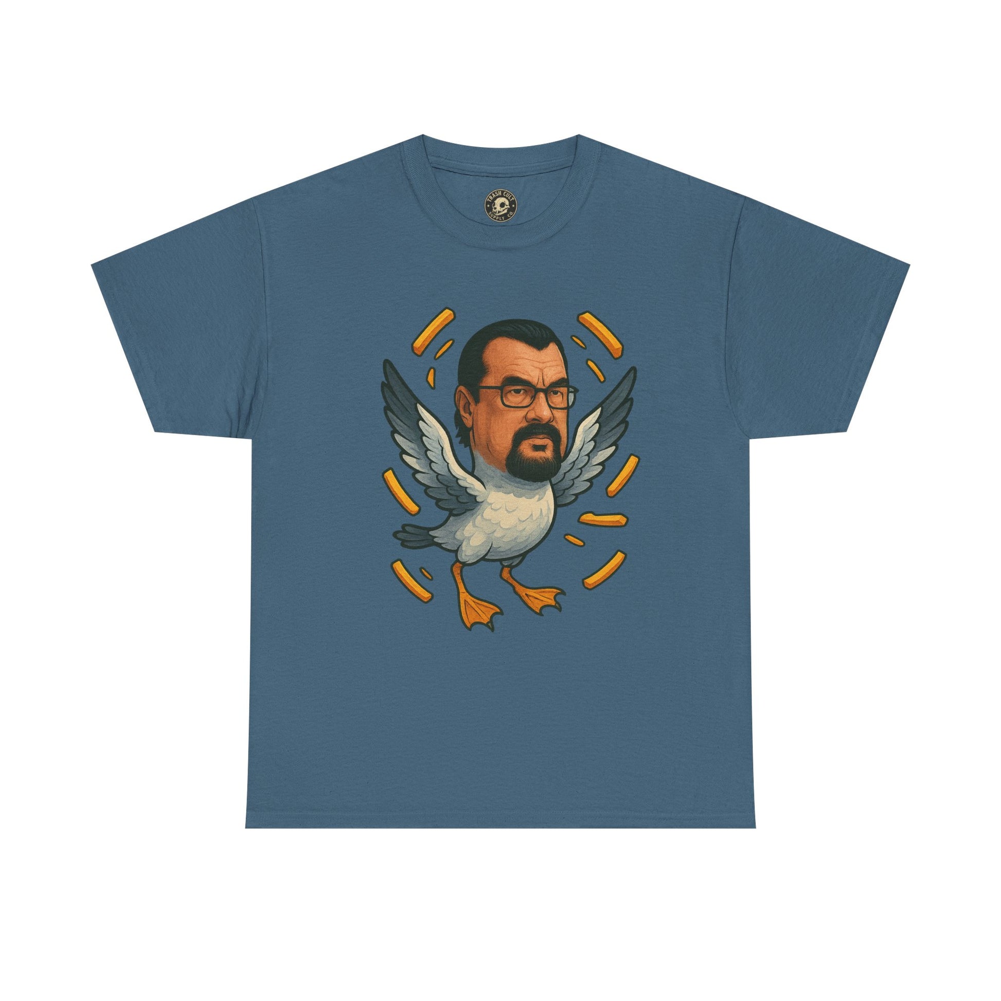 Steven Seagull Shirt – Funny New School Caricature Tee | Gildan 5000 Unisex Cotton Shirt