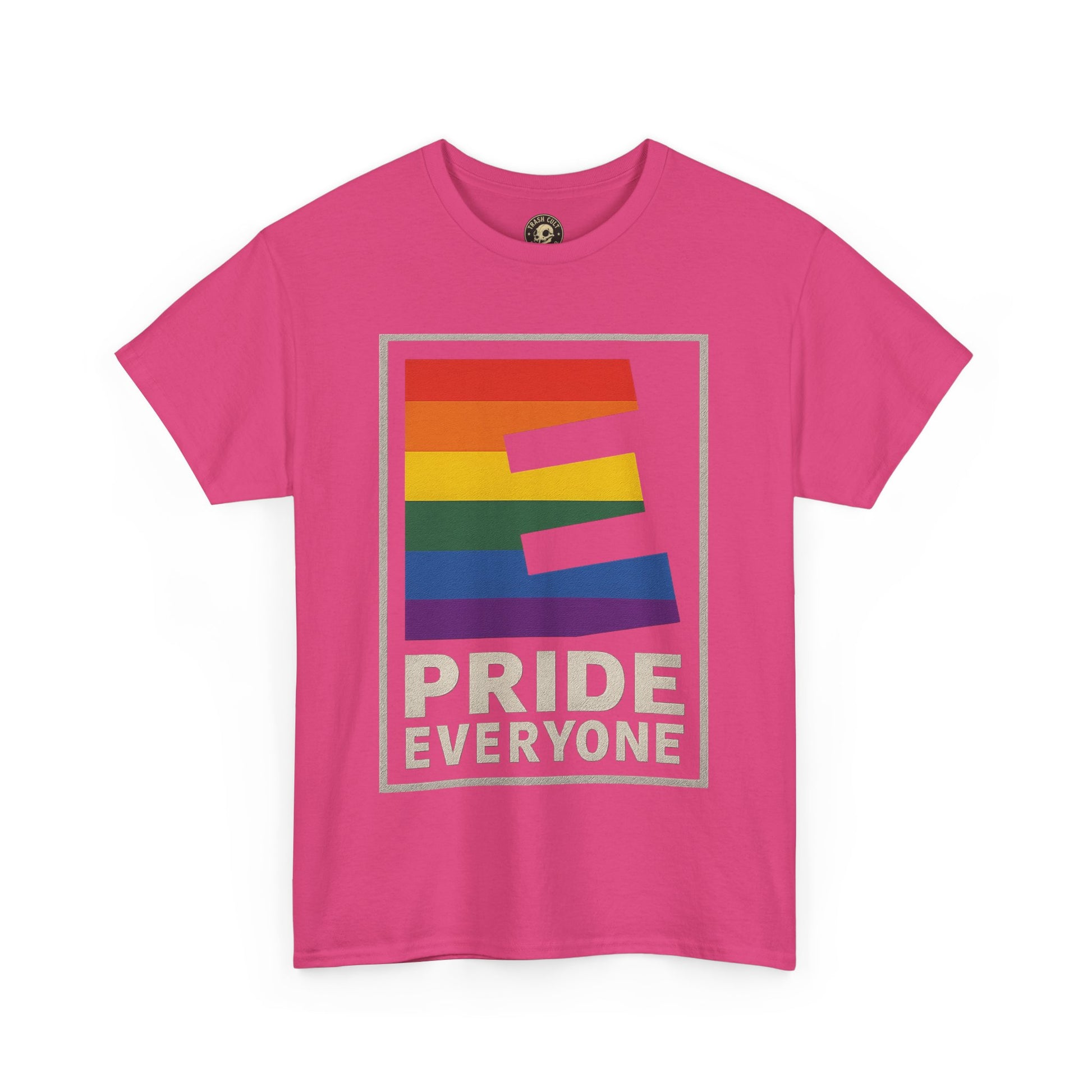 Pride “E for Everyone” T-Shirt – LGBTQ+ Inclusivity Graphic | Gildan 5000