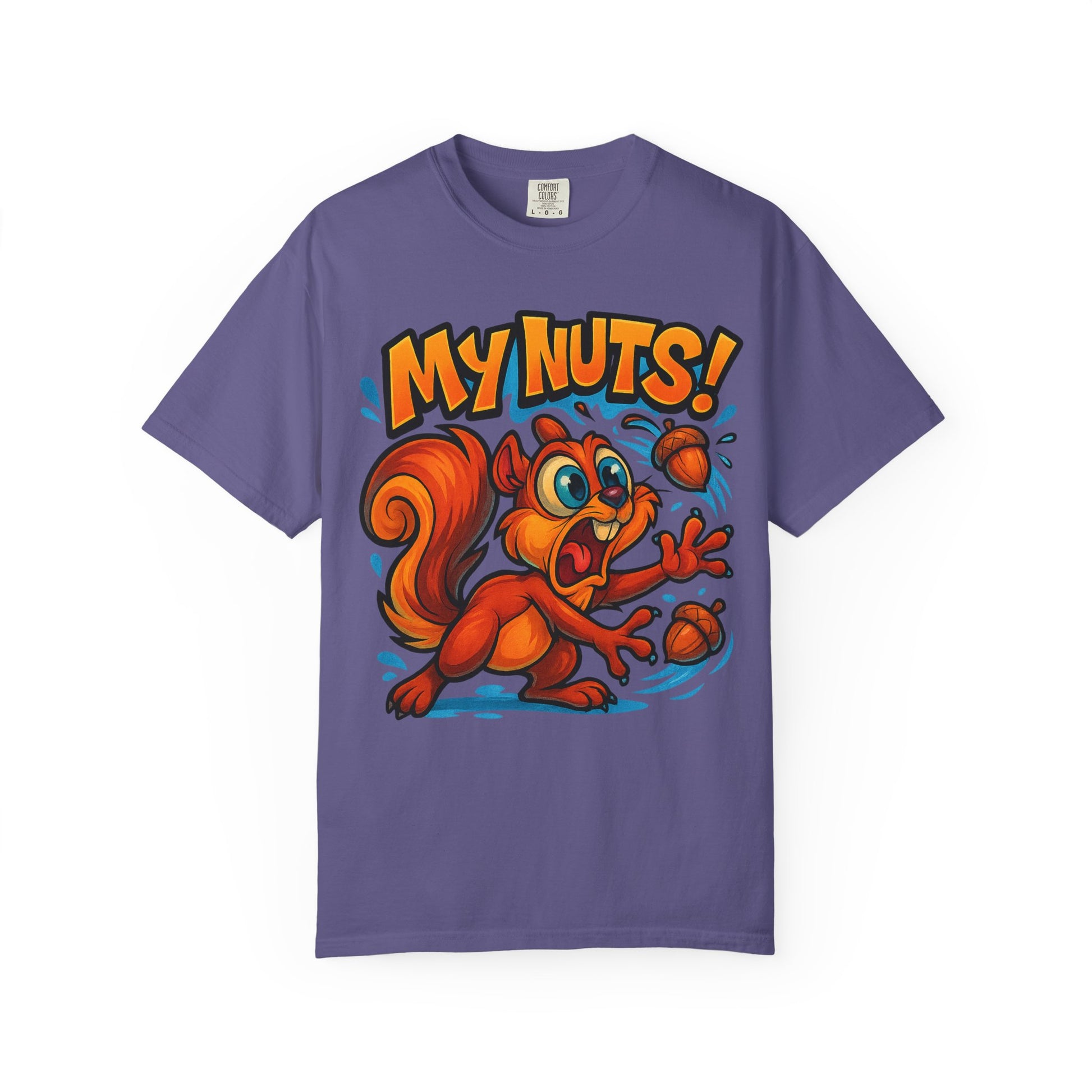 My Nuts! Squirrel Shirt – Funny New School Tattoo Style Tee | Gildan 5000