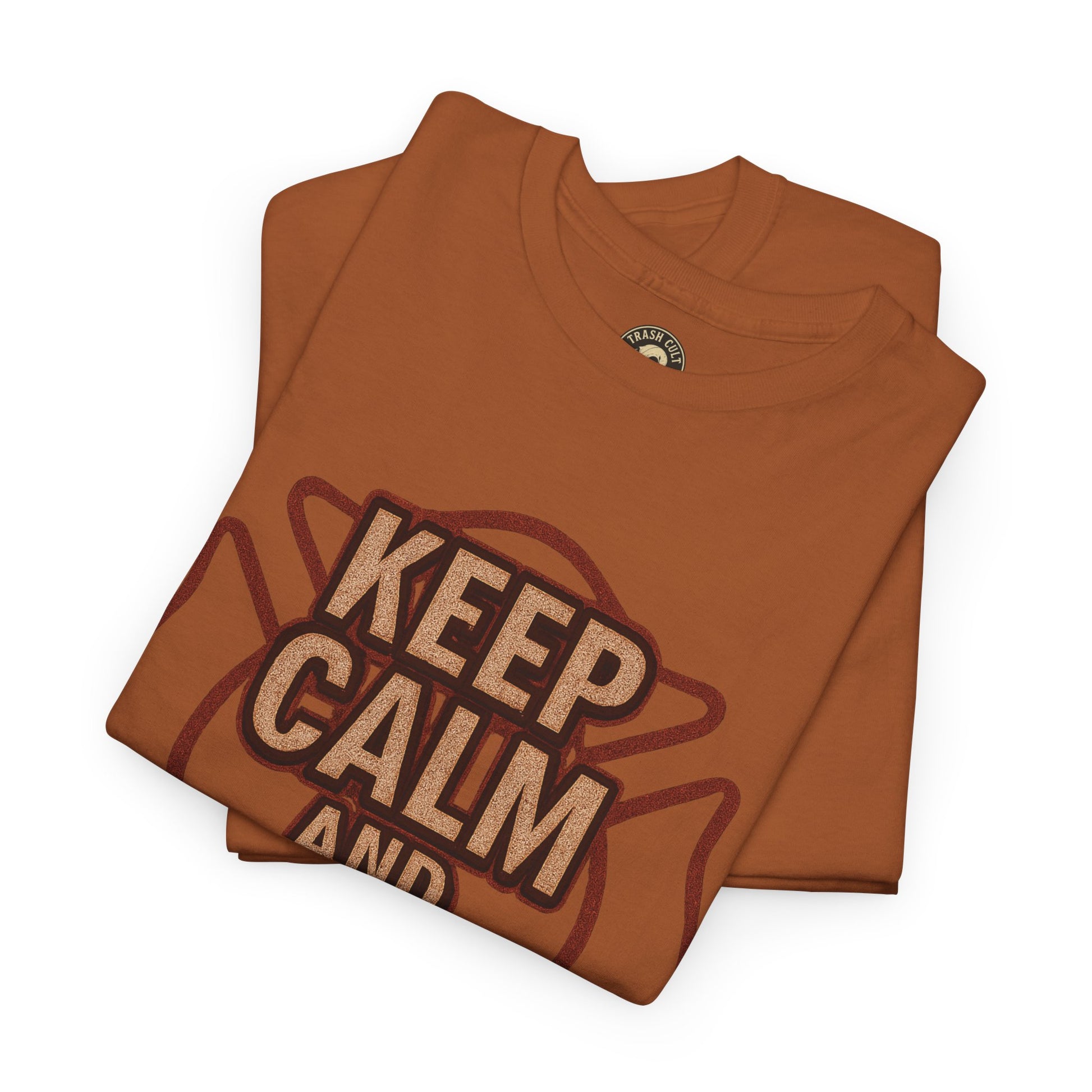 Keep Calm and Charge the Line Firefighter Shirt – Gildan 5000 Tee