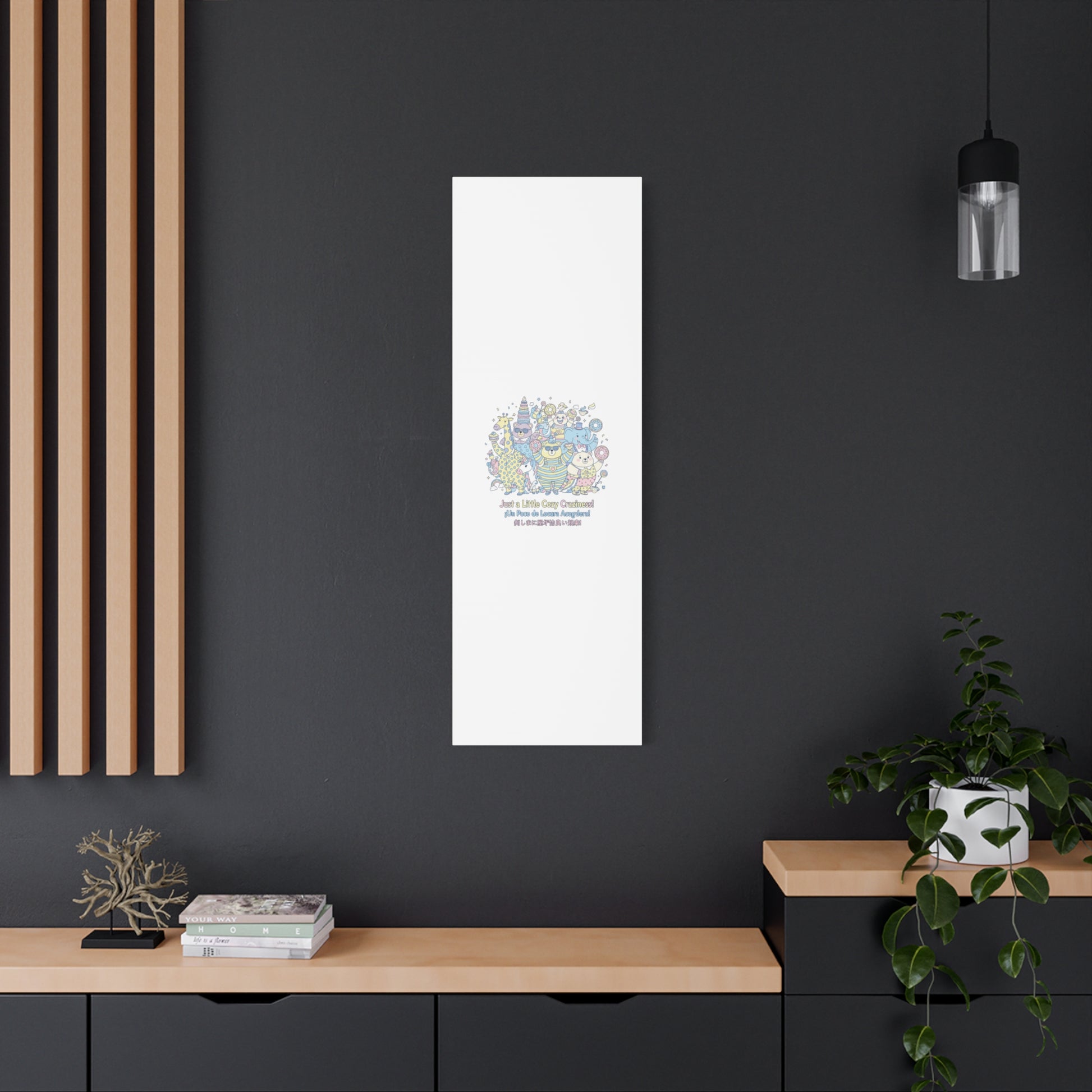 Cozy Craziness Canvas | mildly unhinged cute, whimsical weird