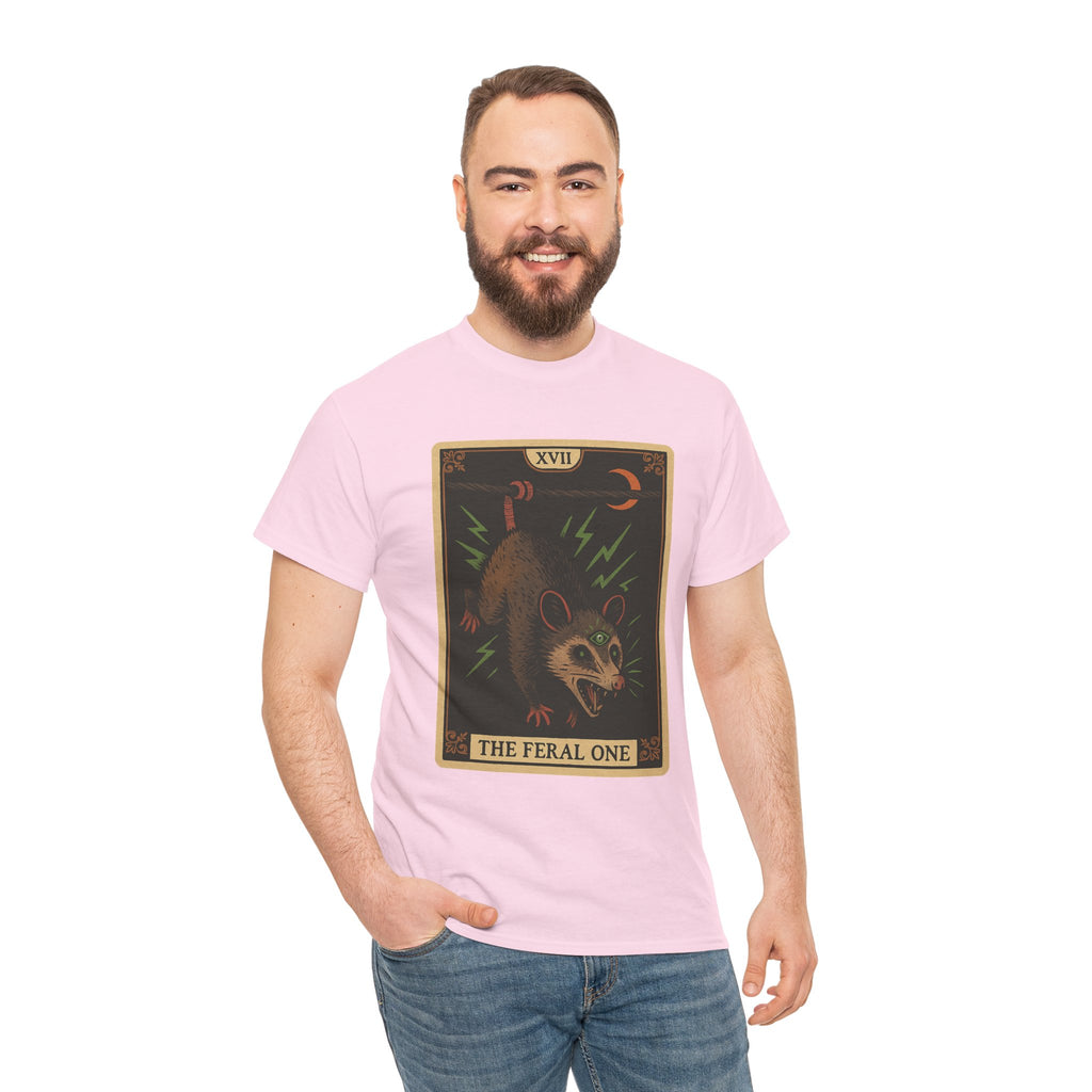Feral One Graphic Tee - Quirky Unisex T-Shirt, Vintage Inspired, Animal Art, Casual Wear, Gifts for Him/Her