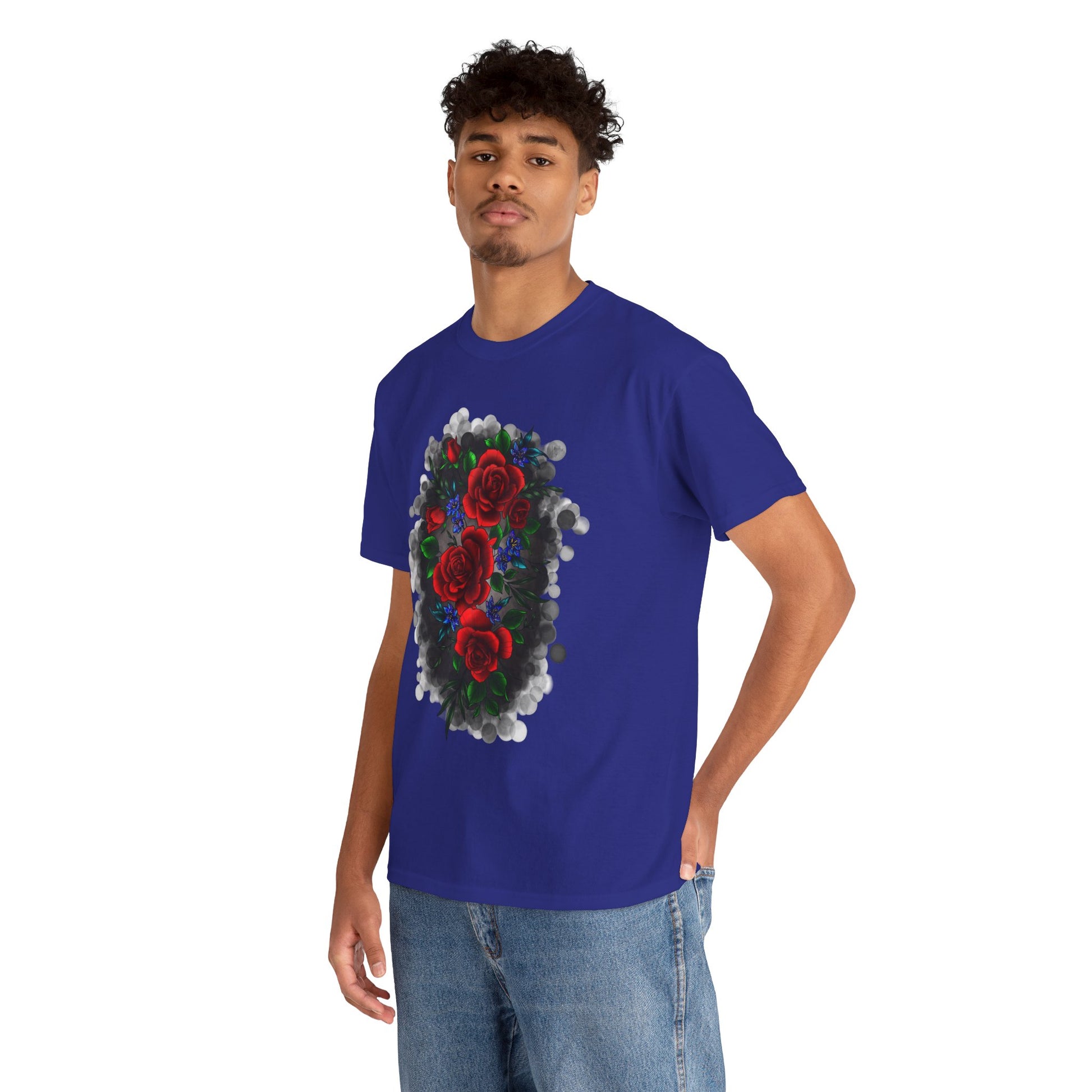 Floral Smoke Tattoo T-Shirt – Lara Davenport x Trash Cult Supply Co. Collab (Gildan 5000)