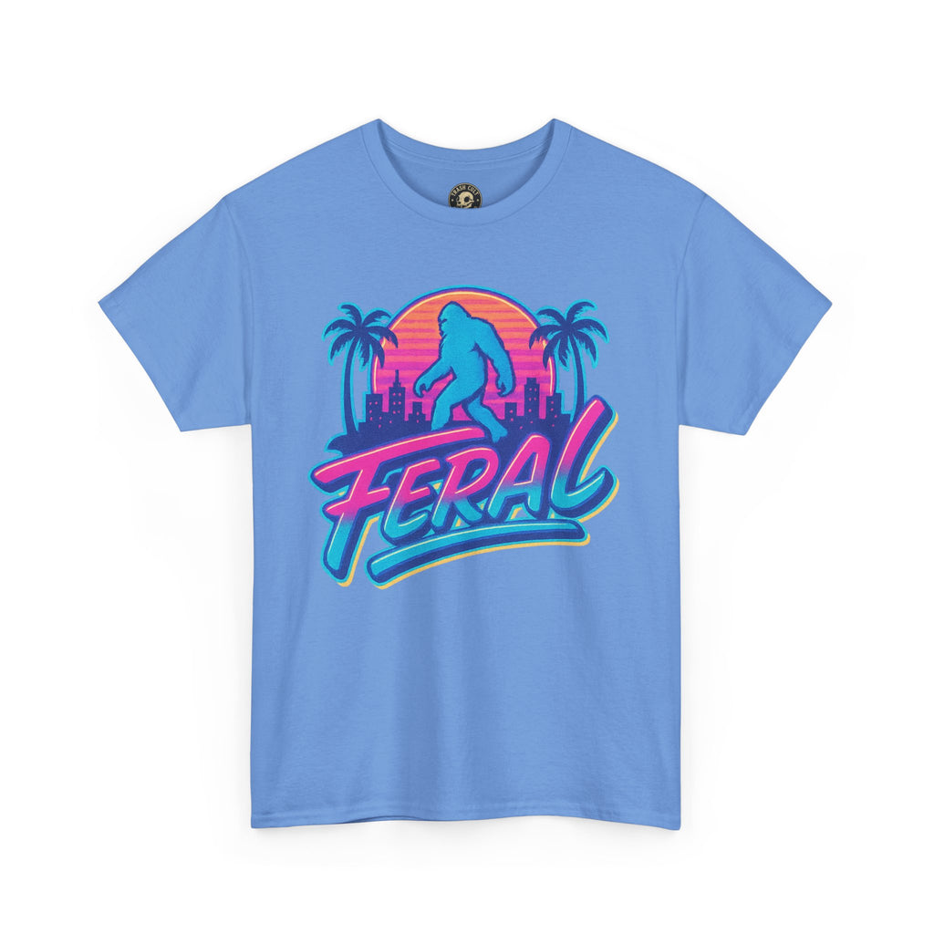 Retro Feral Bigfoot Tee – Tropical Chaos Meets Cryptid Cool