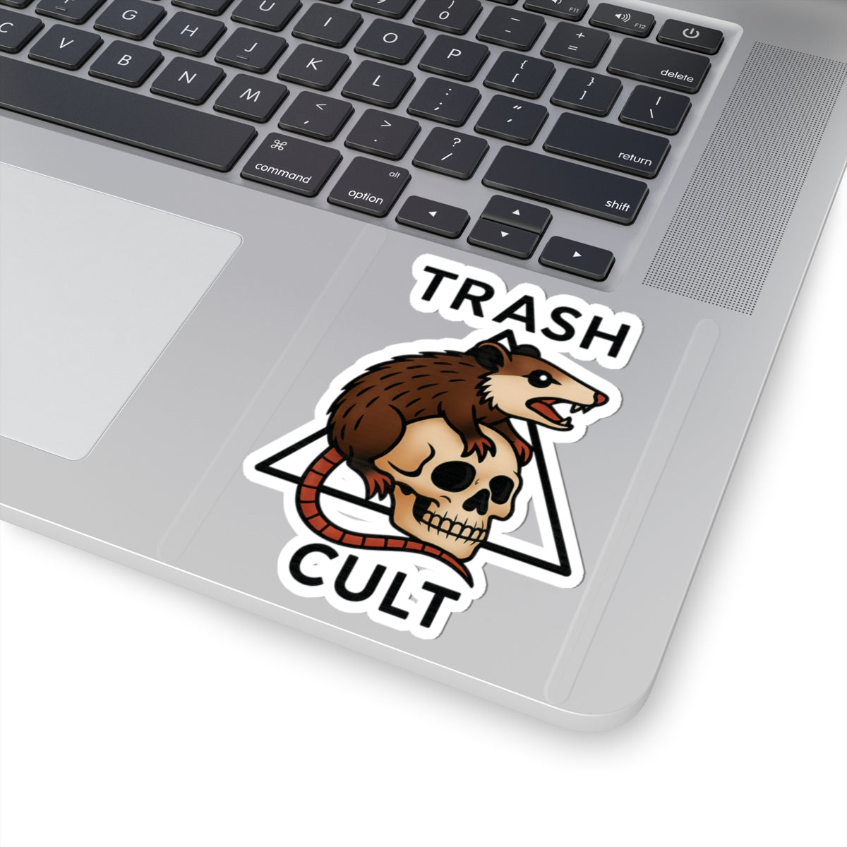 Trash Cult Kiss-Cut Stickers | Edgy Art Stickers, Laptop Decoration, Unique Gifts, Cool Sticker Pack, Street Style Decor