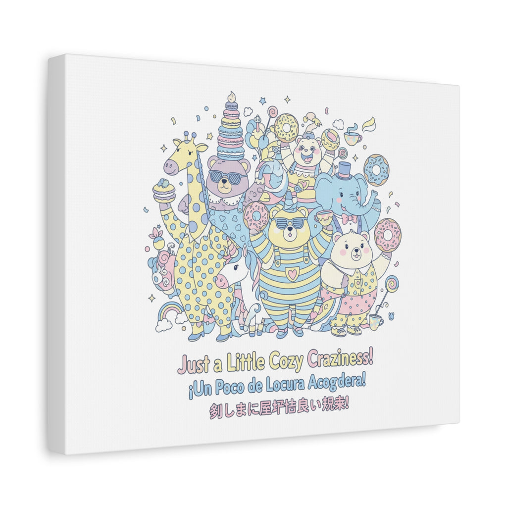 Cozy Craziness Canvas | mildly unhinged cute, whimsical weird
