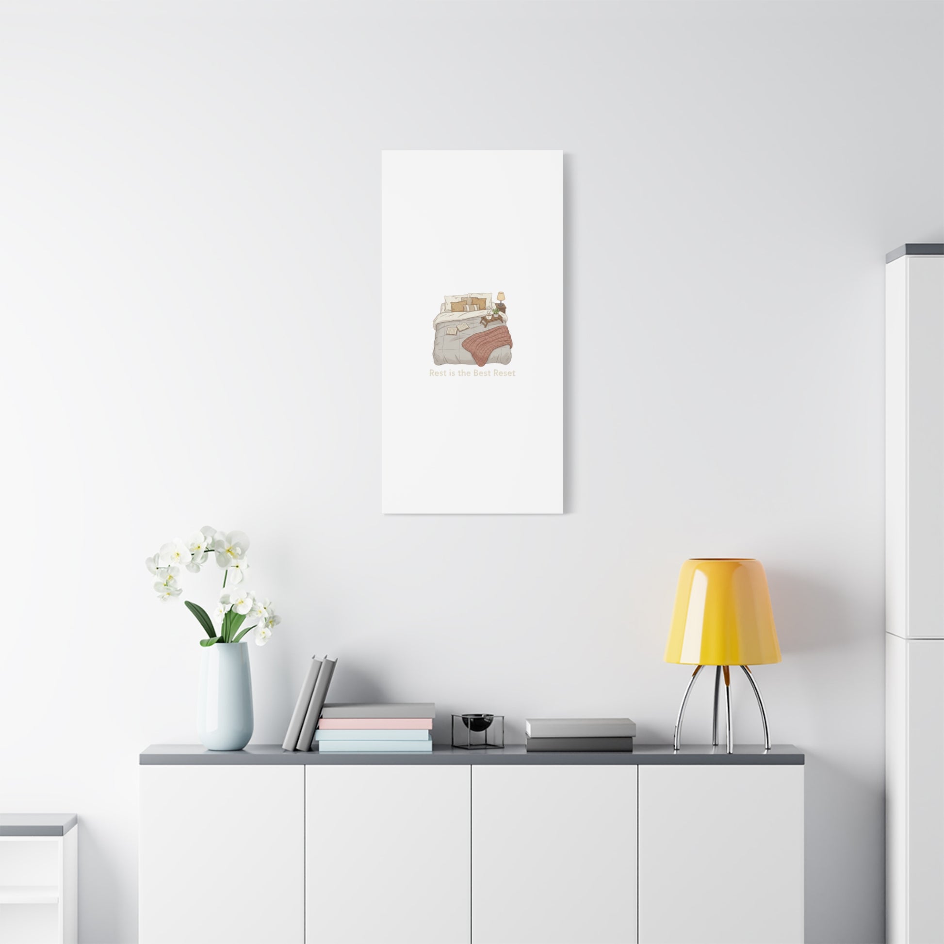 Rest is the Best Reset Canvas | sleepy humor, restful vibes