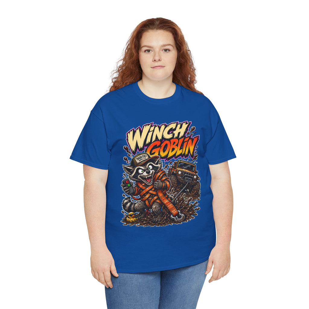 Winch Goblin Tee — Vintage Tow Truck Mechanic Graphic Shirt