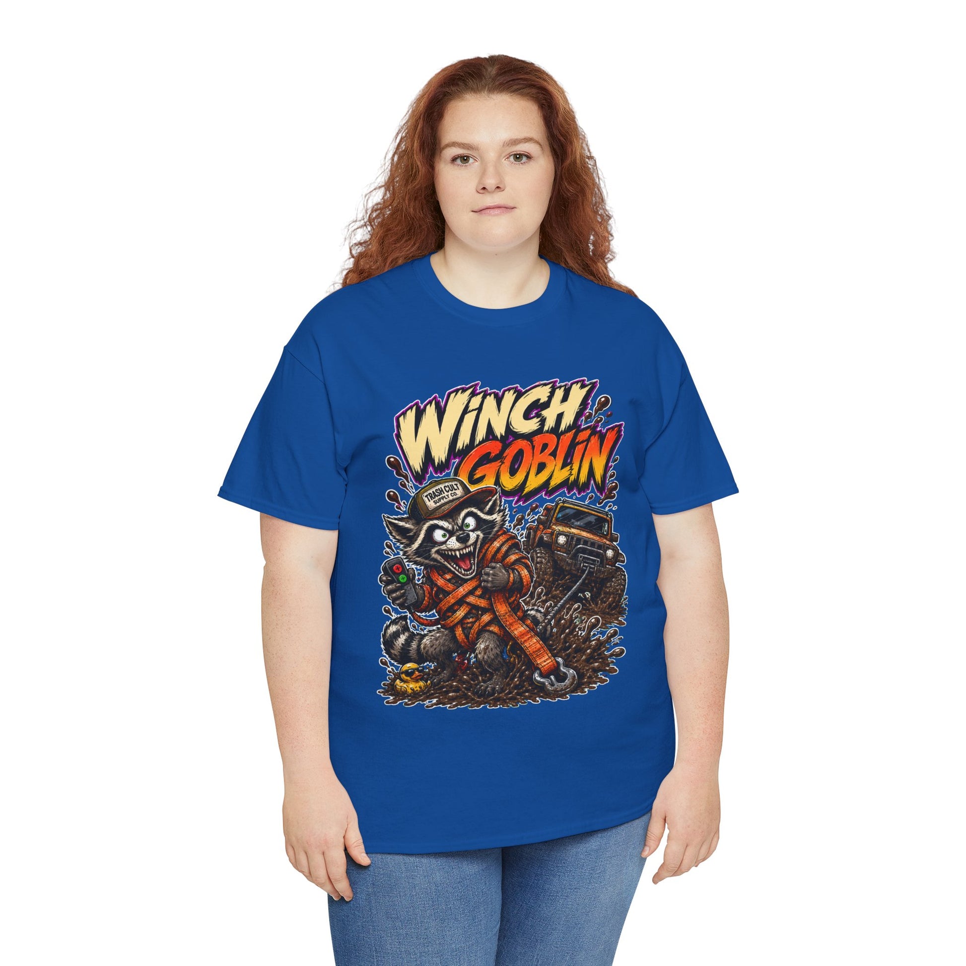 Winch Goblin Tee — Vintage Tow Truck Mechanic Graphic Shirt