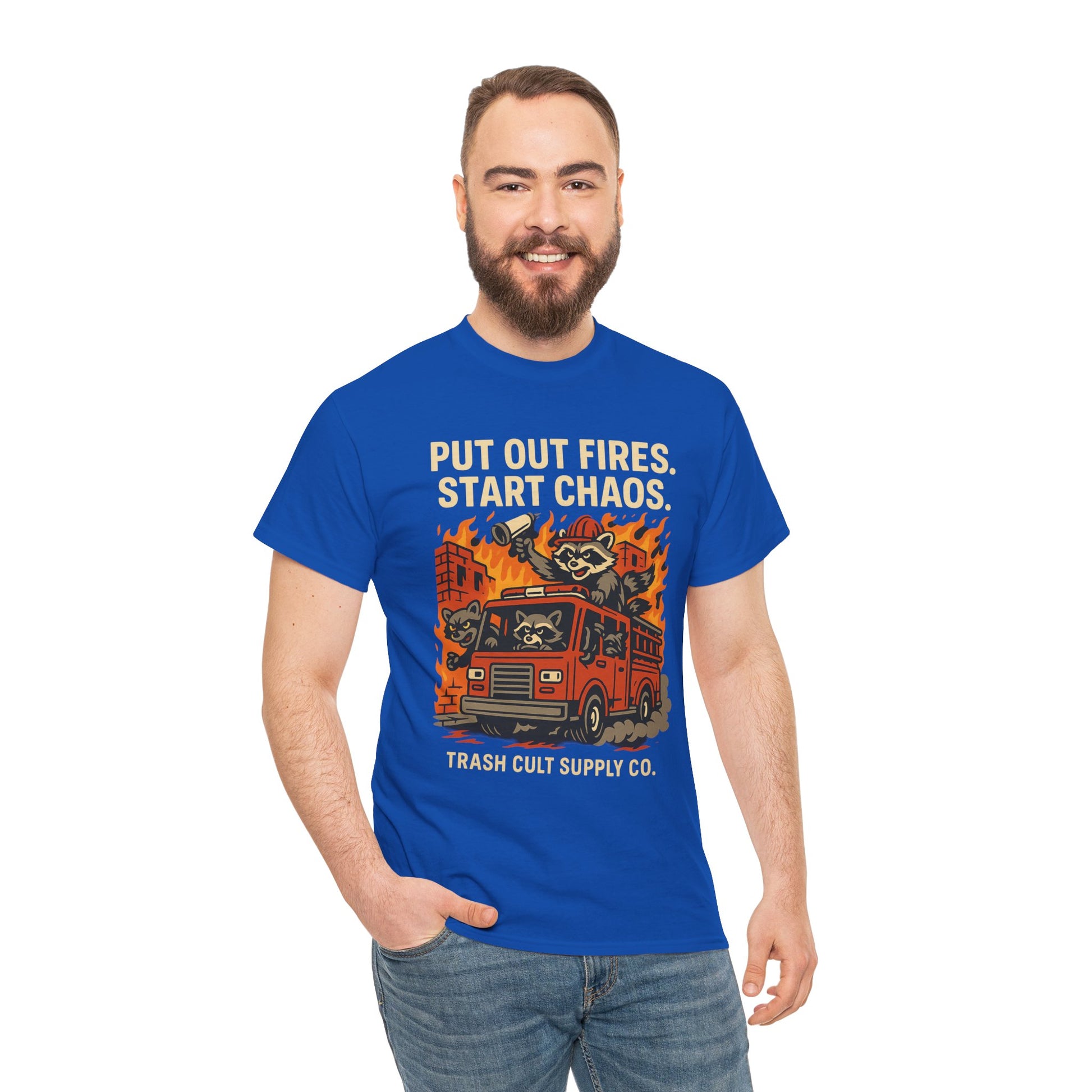 Put Out Fires Start Chaos Unisex Heavy Cotton Tee | Funny Firefighter Shirt | Casual Wear | Gift for Firefighter Lovers, Firefighter [...]