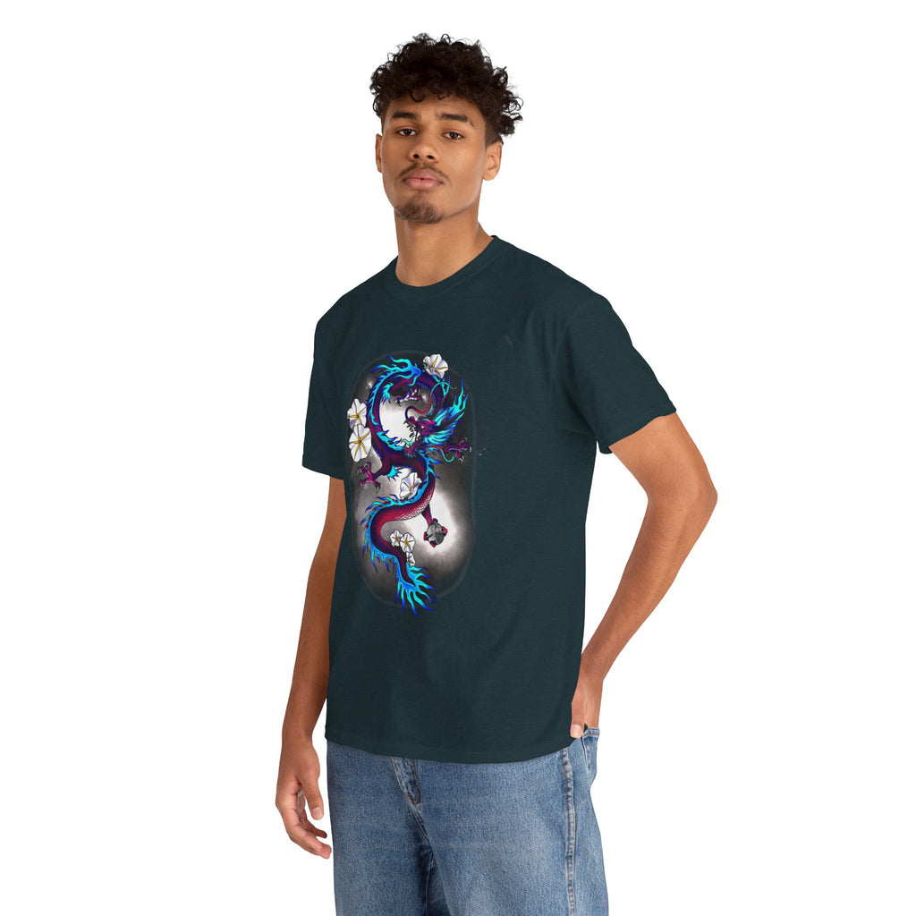 Electric Dragon Tattoo T-Shirt – Lara Davenport x Trash Cult Supply Co. Collab (Gildan 5000)