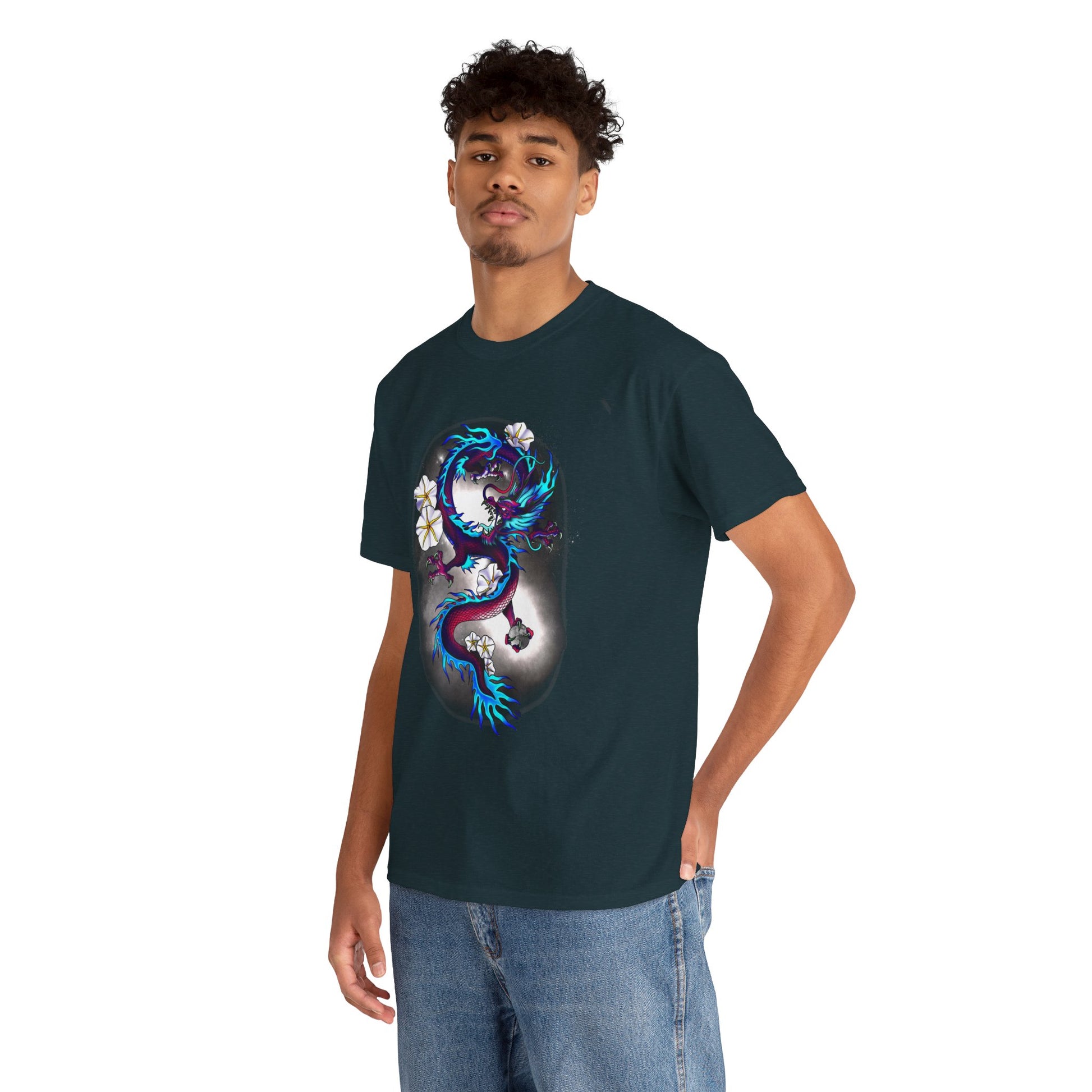 Electric Dragon Tattoo T-Shirt – Lara Davenport x Trash Cult Supply Co. Collab (Gildan 5000)