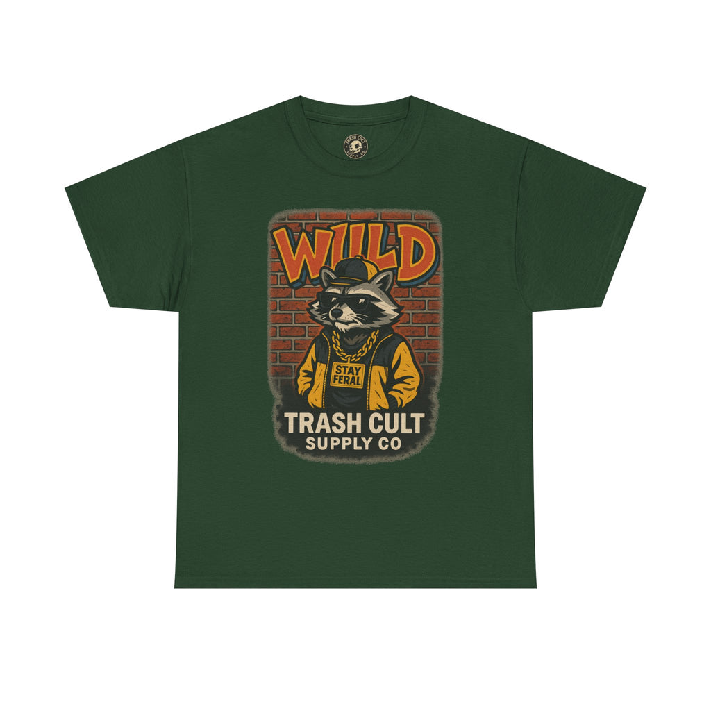 Wild Trash Cult Unisex Tee, Retro Animal T-Shirt, Graphic Tee, Eco-Conscious Apparel, Gift for Nature Lovers, Casual Streetwear