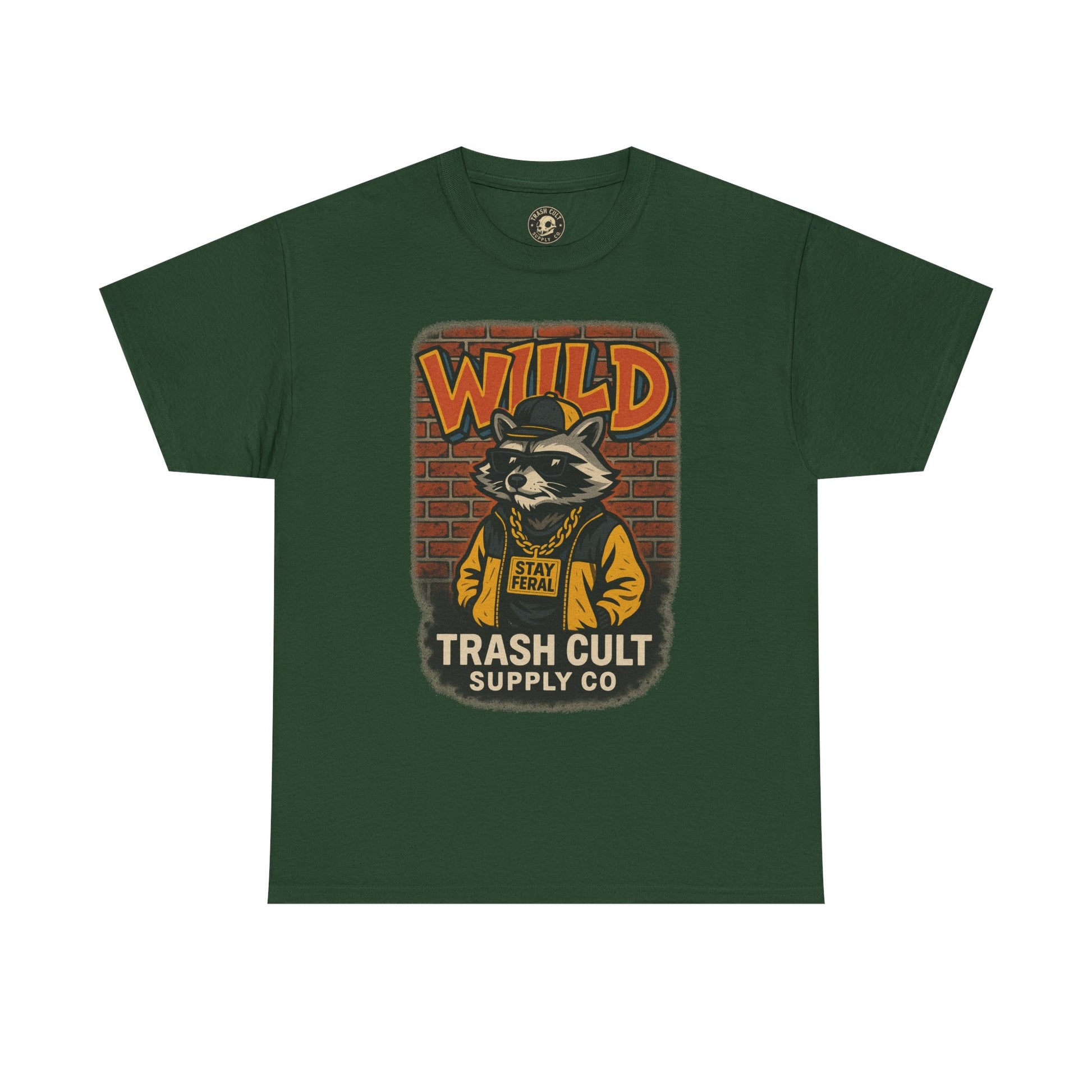 Wild Trash Cult Unisex Tee, Retro Animal T-Shirt, Graphic Tee, Eco-Conscious Apparel, Gift for Nature Lovers, Casual Streetwear