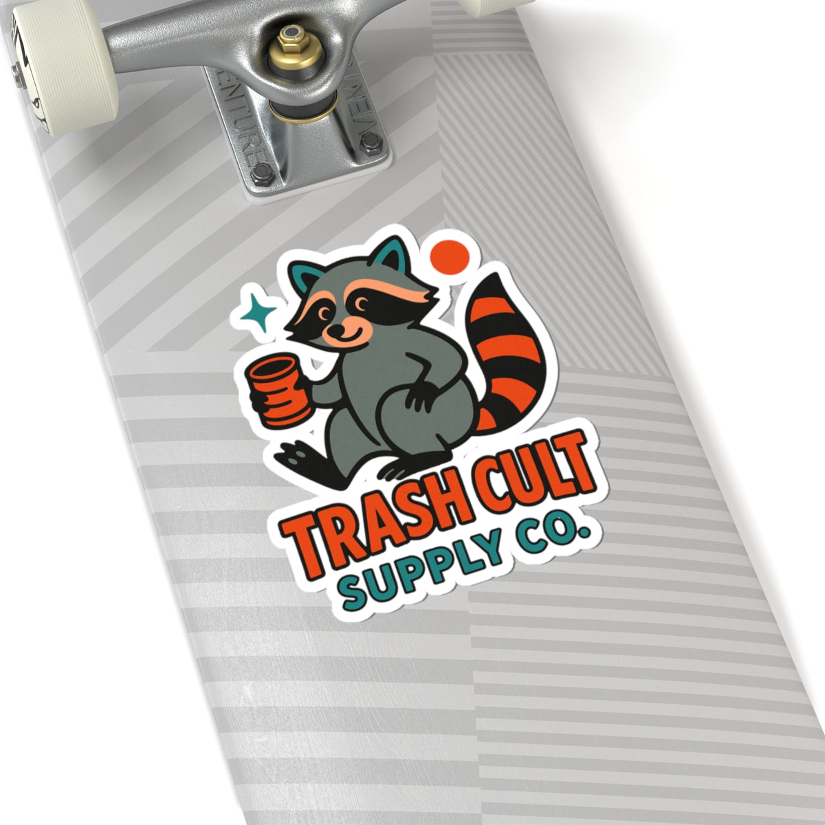 Trash Cult Raccoon Stickers - Cute Vinyl Decals for Laptops, Journals, Water Bottles, Party Favors, Gifts
