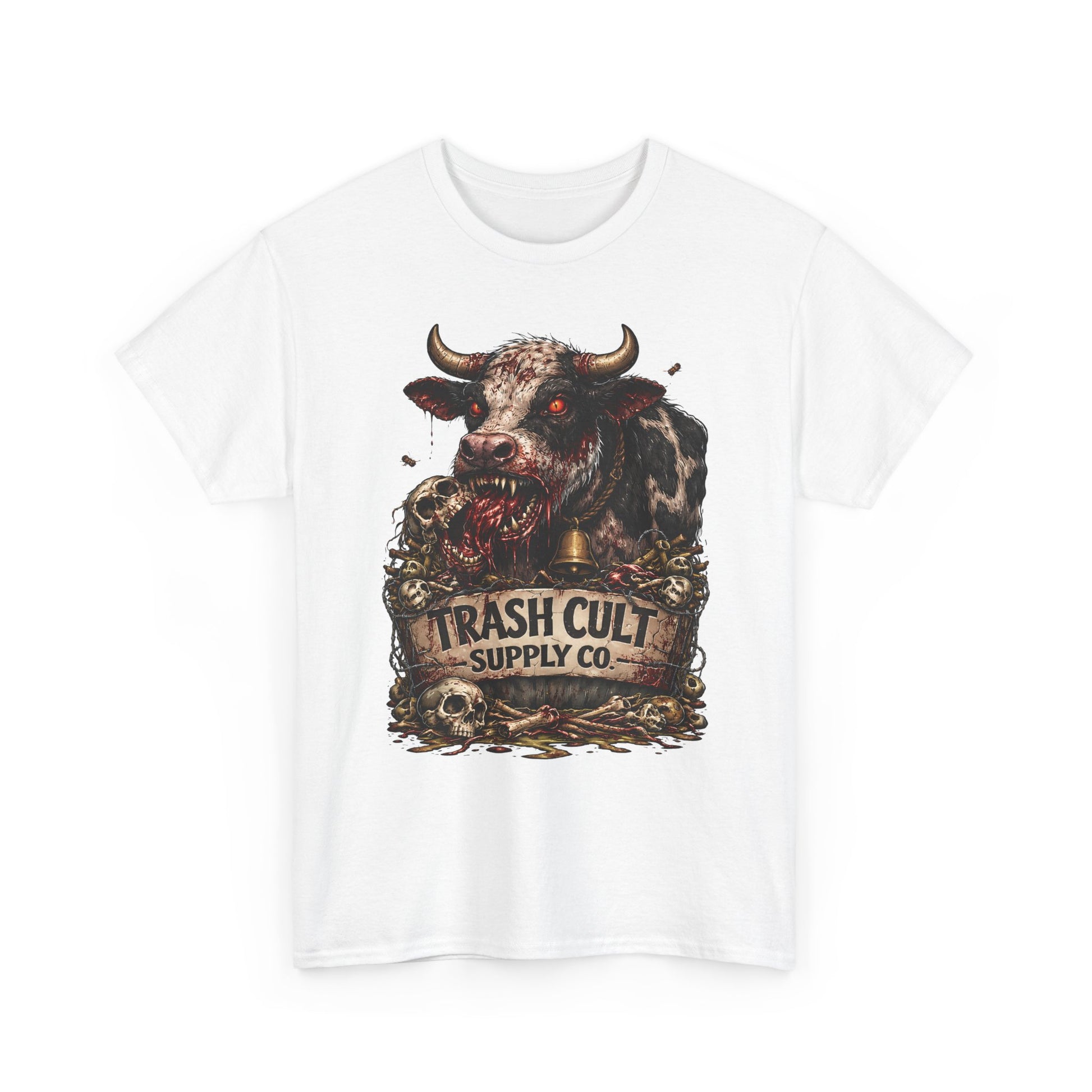 Trash Cult Supply Co. Cow Skull Tee