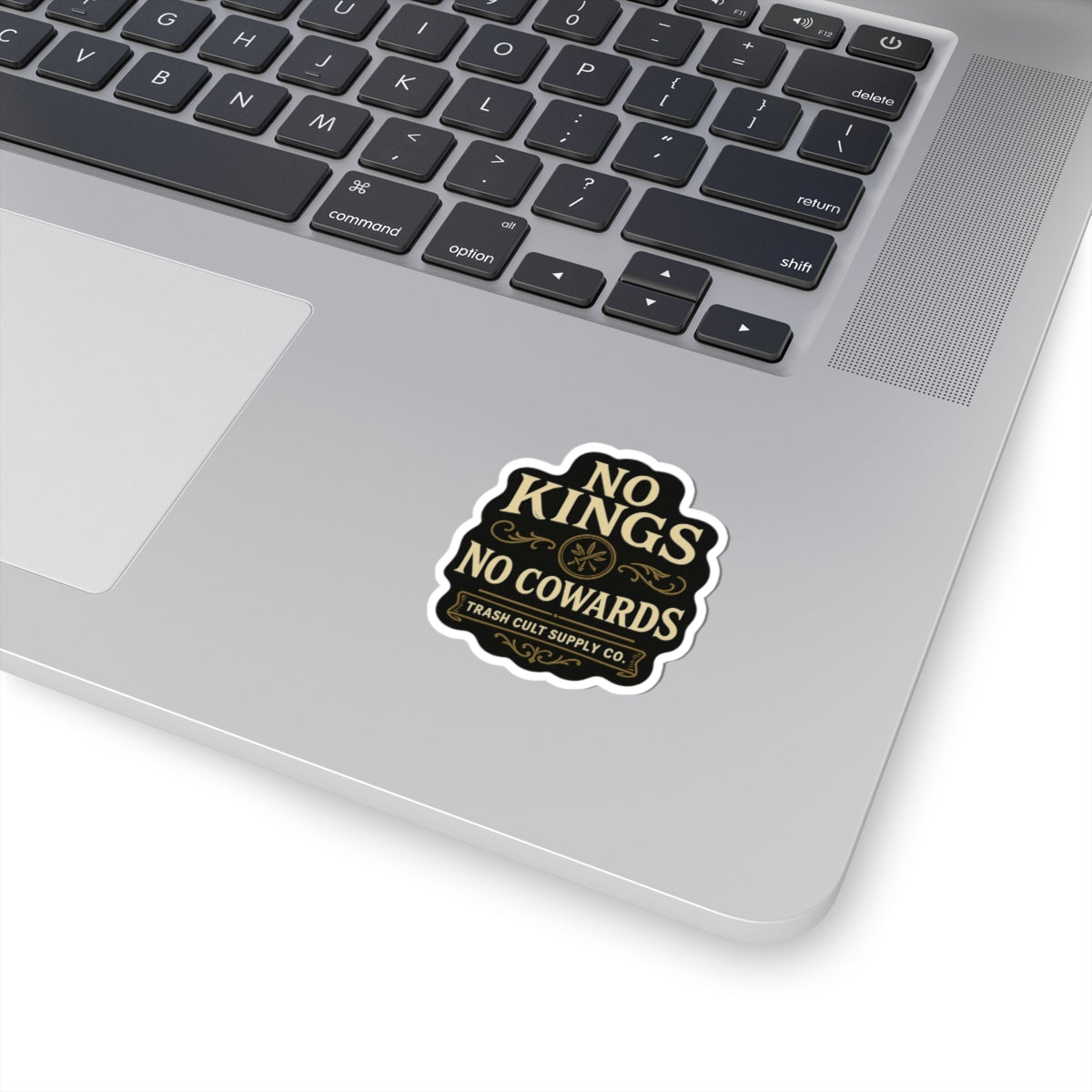 No Kings, No Cowards Sticker – Vintage Vigilante | Trash Cult Supply Co.
