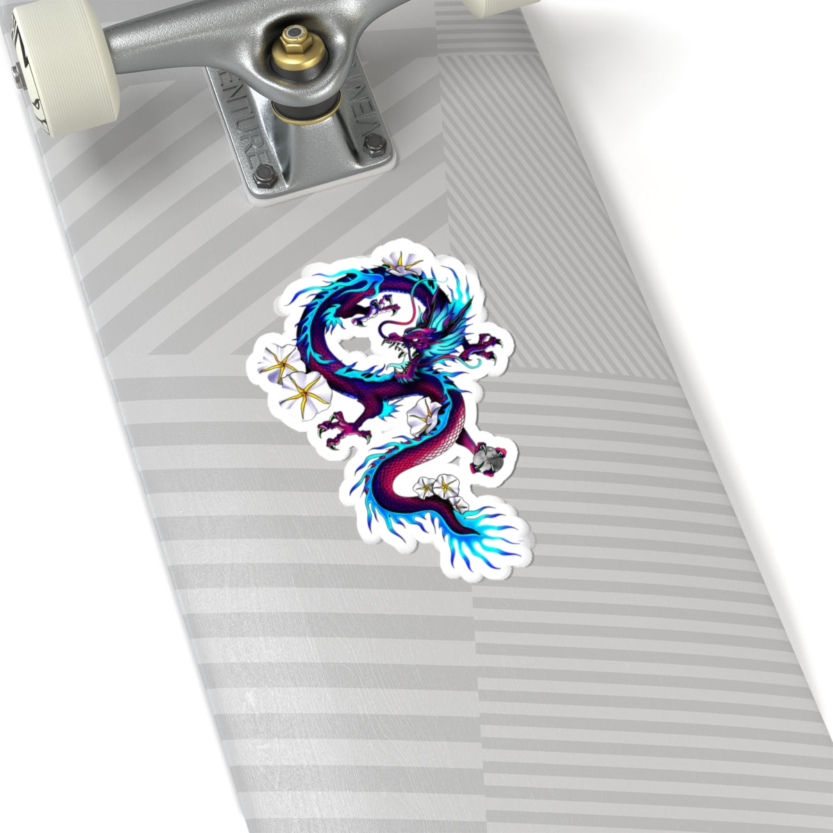 Electric Neon Dragon Sticker – Lara Davenport x Trash Cult
