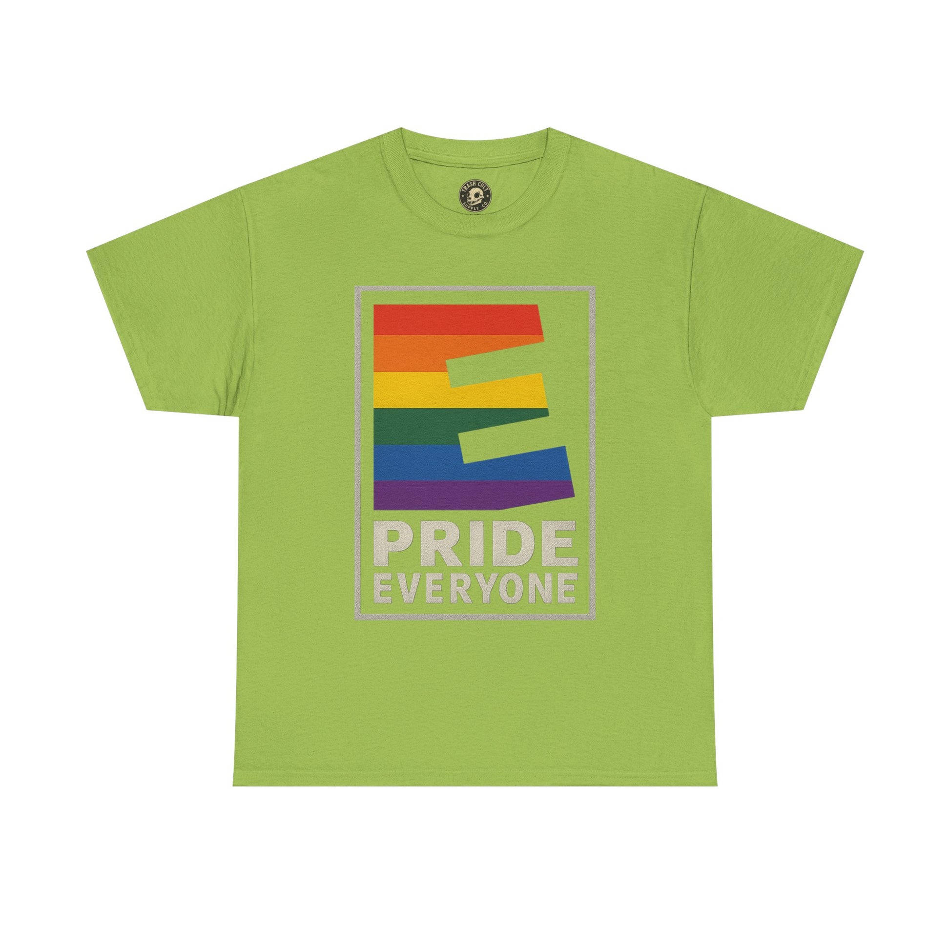 Pride “E for Everyone” T-Shirt – LGBTQ+ Inclusivity Graphic | Gildan 5000