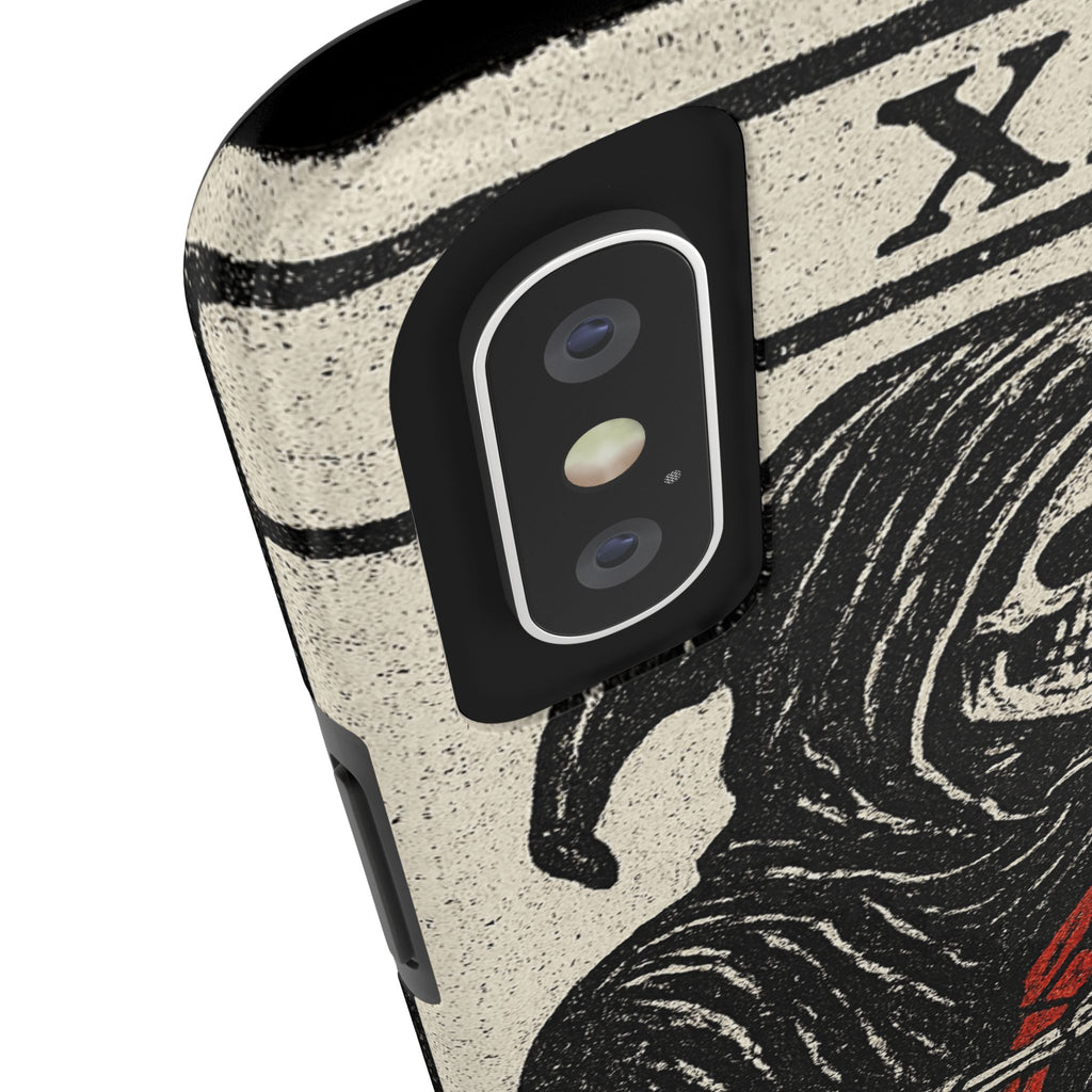 Grim Reaper Phone Case, Tough Phone Case for Gamers, Unique Smartphone Accessories, Halloween Decor, Death-Inspired Gift