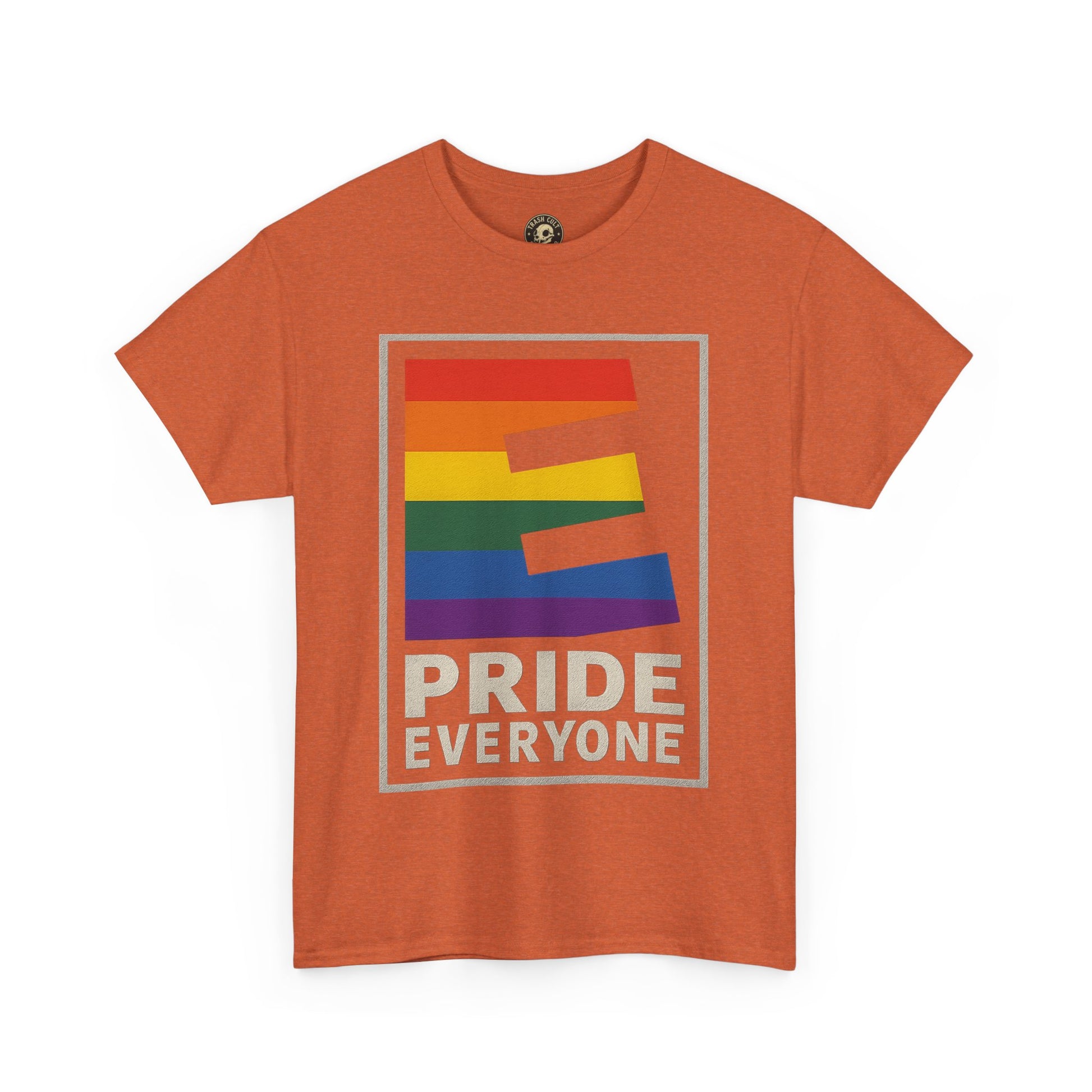 Pride “E for Everyone” T-Shirt – LGBTQ+ Inclusivity Graphic | Gildan 5000