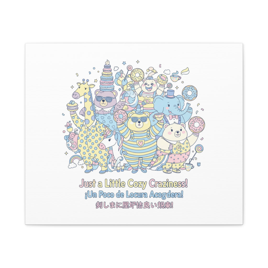 Cozy Craziness Canvas | mildly unhinged cute, whimsical weird