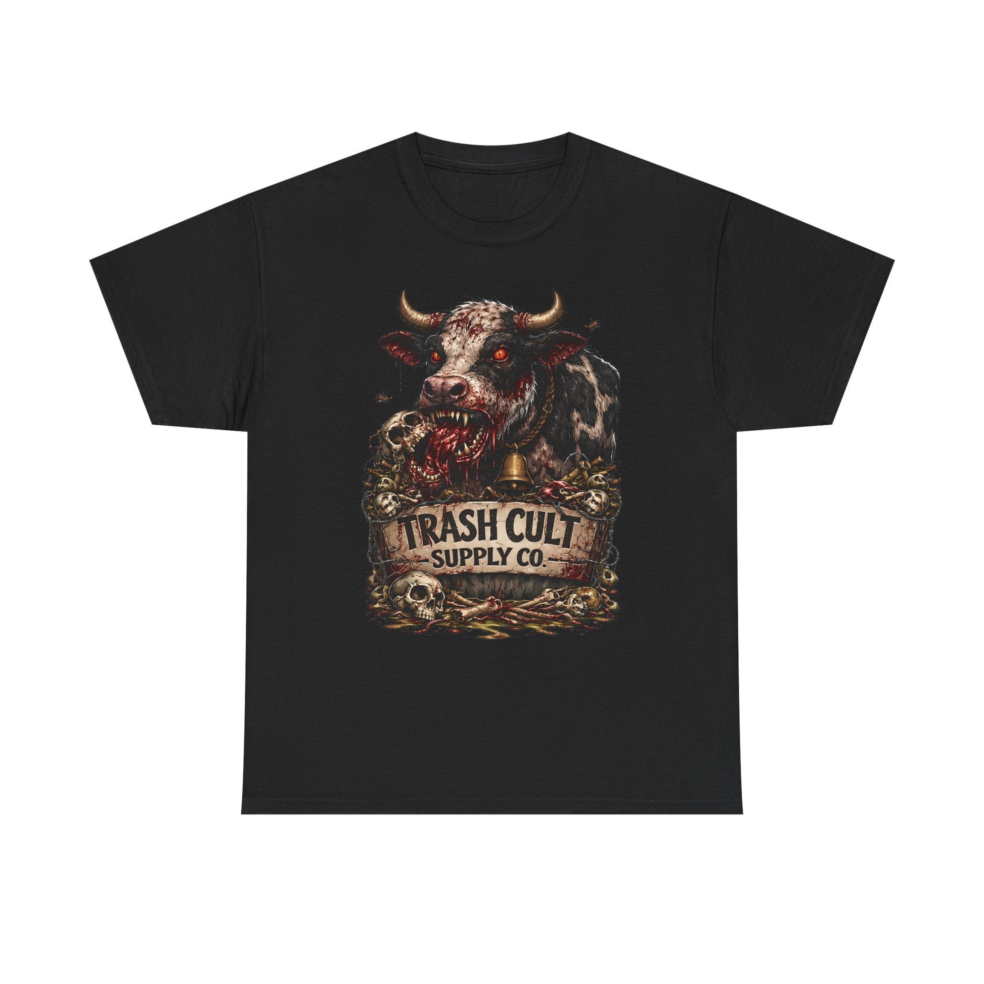 Trash Cult Supply Co. Cow Skull Tee