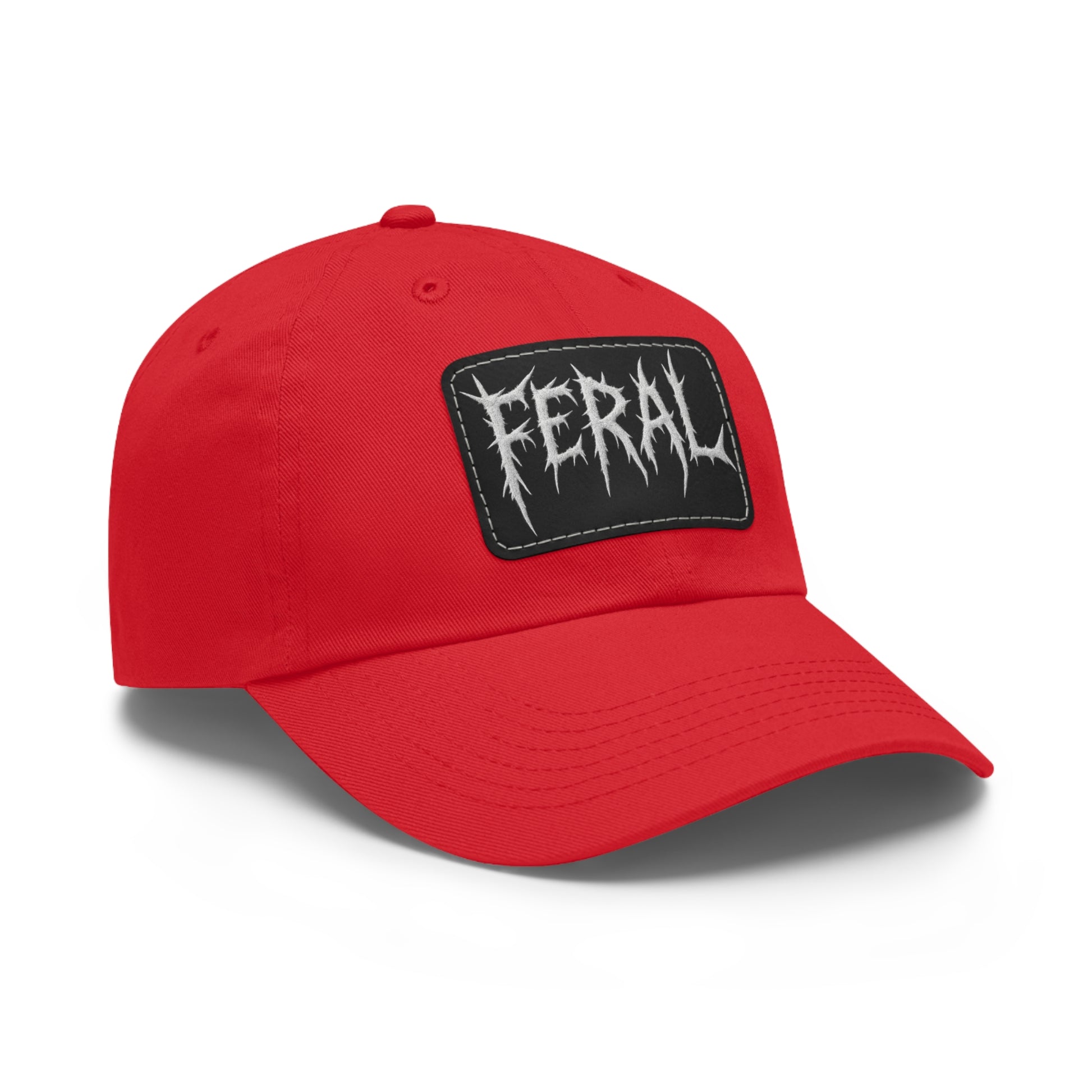 FERAL Embroidered Leather Patch Hat – Trash Cult Supply Co.