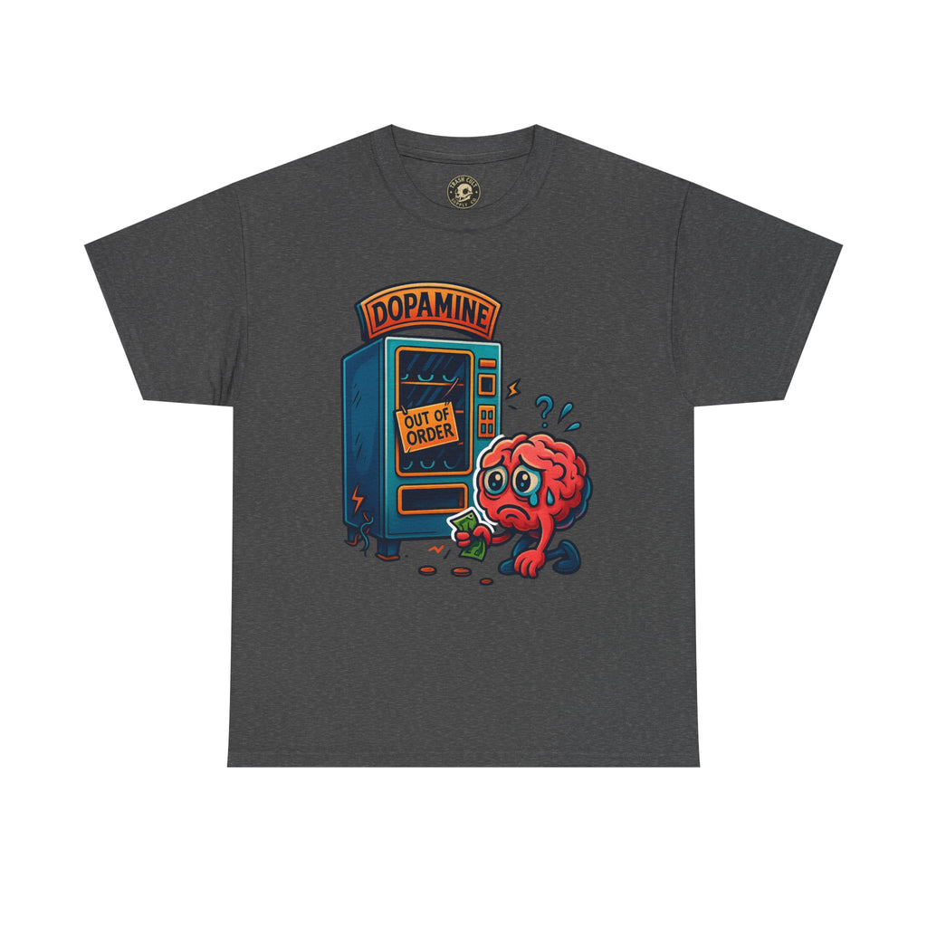 Dopamine Out of Order T-Shirt – Funny Quirky Mental Health Tee | Unisex Cotton Graphic Shirt