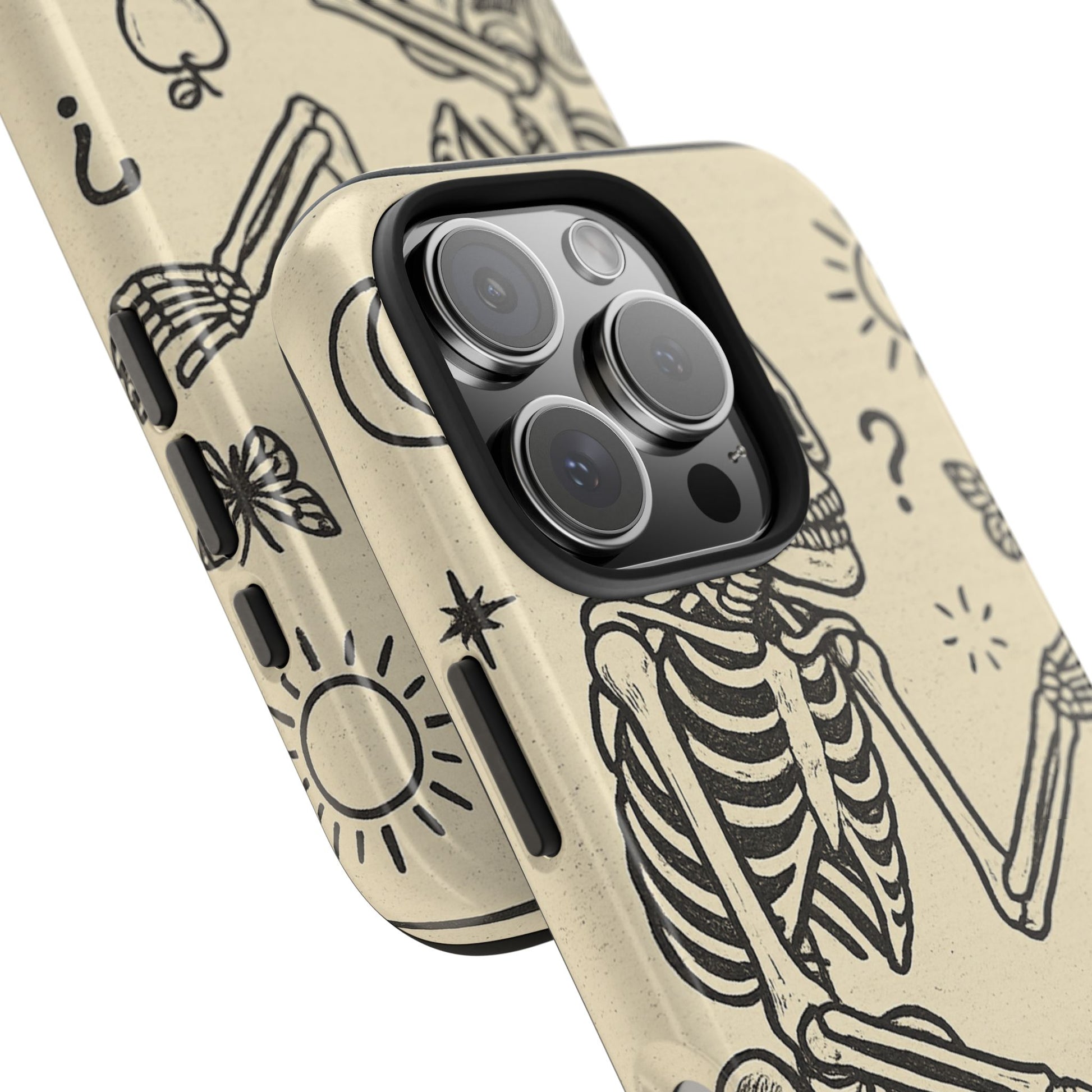 Skeleton ADHD Phone Cases, Unique Phone Cover, Funny ADHD Gift, Quirky Skeleton Design, Cool Accessories for Everyone