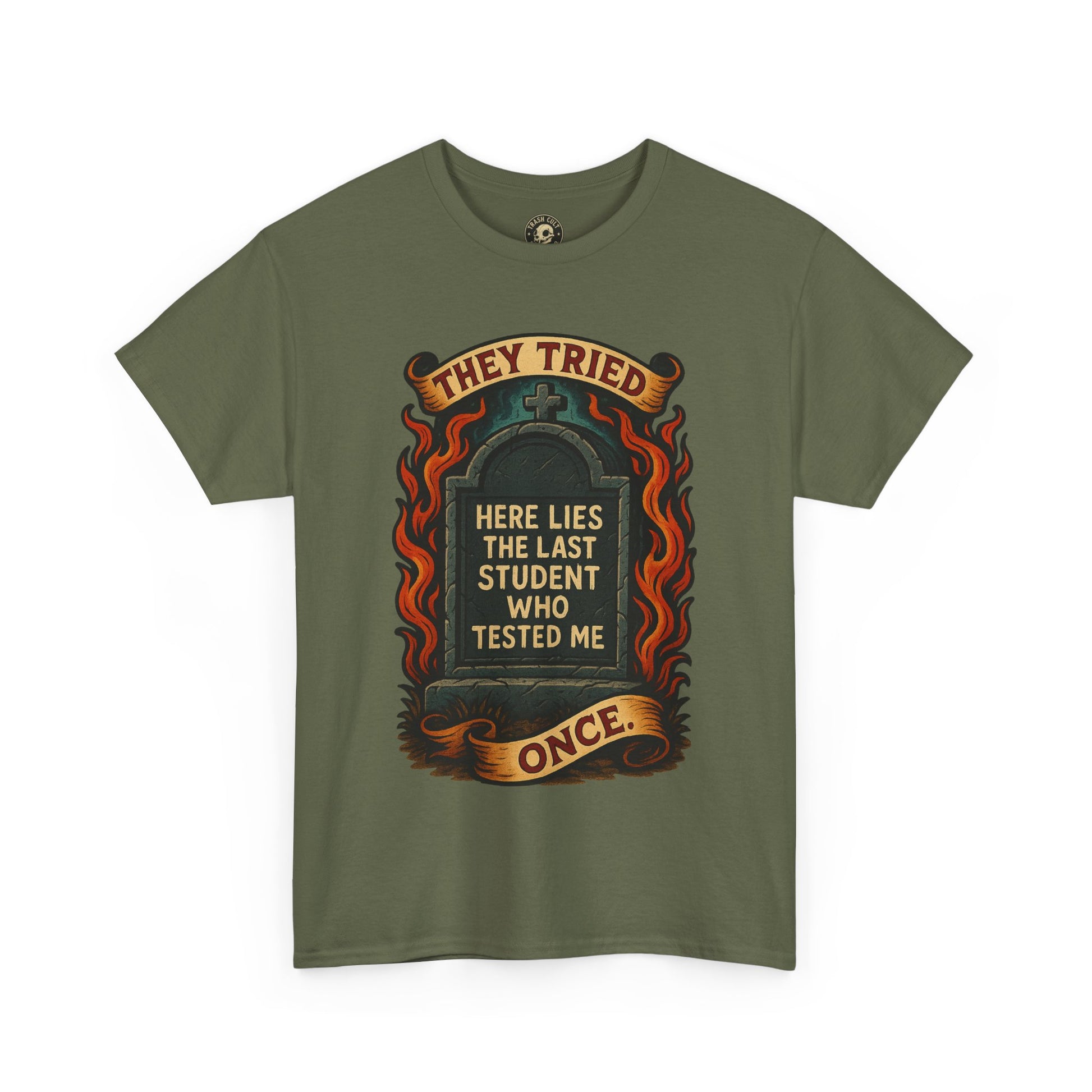 Funny Student Tribute Tee, Unisex Graphic Shirt, Back to School Apparel, Graduation Gift, Teacher Humor Clothing