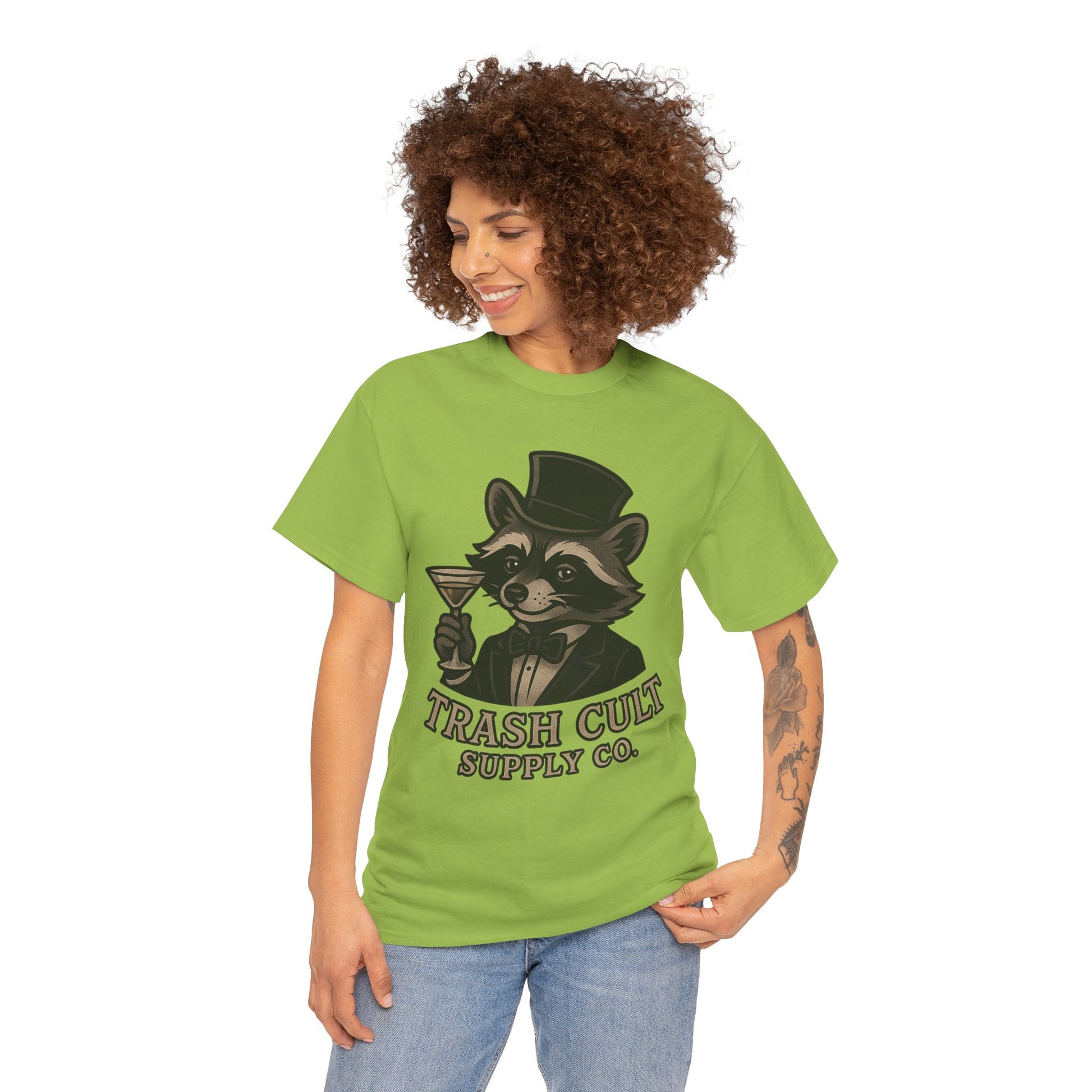 Playboy Raccoon Neo-Traditional Tattoo Shirt – Trash Cult Supply Co.
