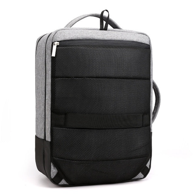 Multifunctional Travel Laptop Backpack – Waterproof Nylon Bag with USB Port – Men’s Work & School Backpack (31x44x15cm)
