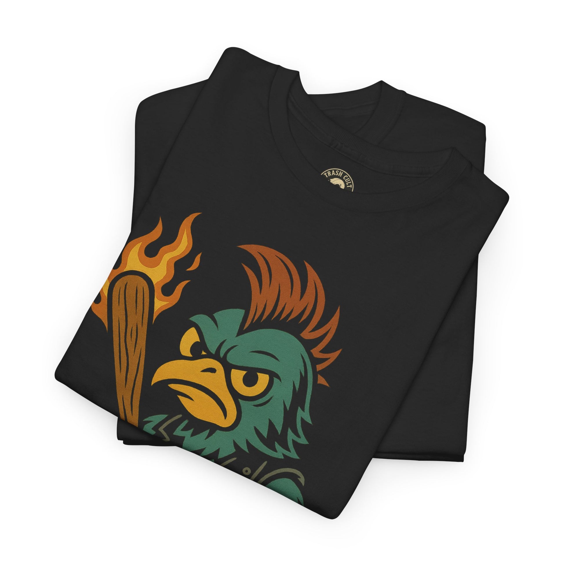 Trash Cult Heavy Cotton Tee - Unisex Graphic Tee, Streetwear Shirt, Casual Wear, Gift for Him/Her, Punk Style Apparel