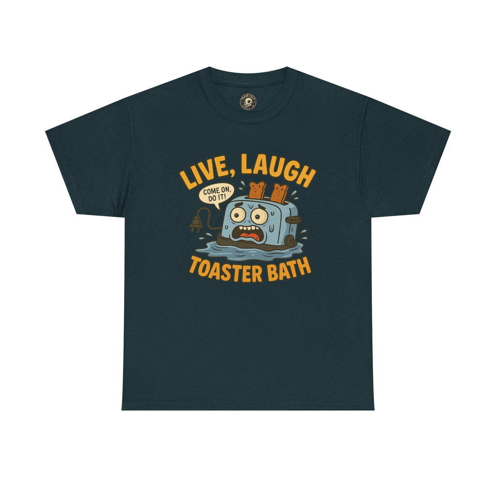 Funny Toaster Bath Tee, Humorous Unisex Shirt, Gift for Friends, Lightweight Cotton Tee, Birthday Party Outfit