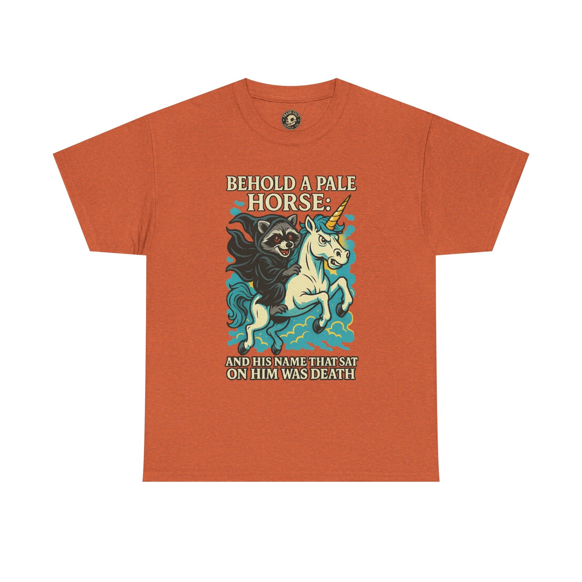 Behold a Pale Horse – Raccoon of Death Shirt | Gildan 5000 Unisex Tee