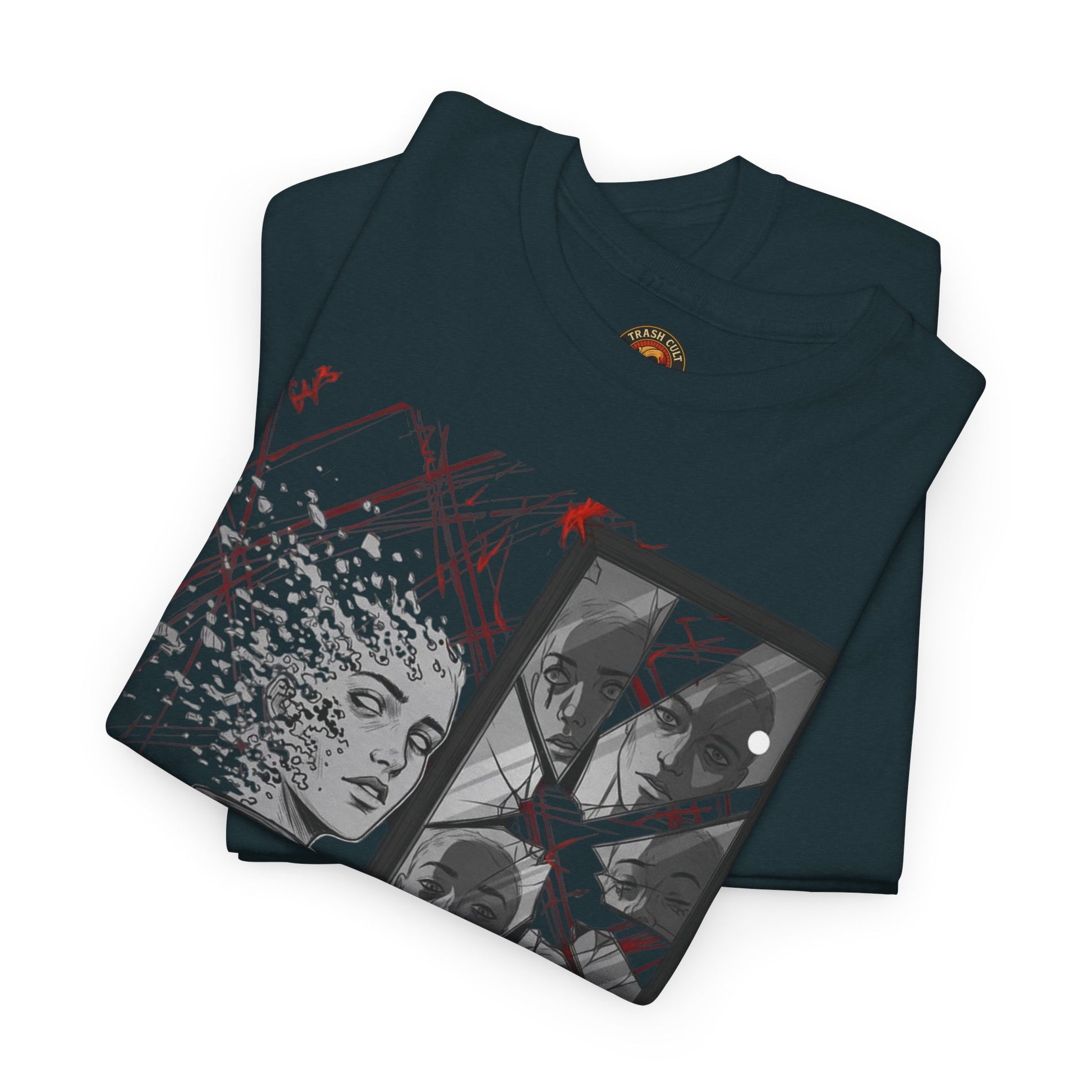 Xian Allen x Trash Cult Shirt – “Don’t Look Too Close” | Surreal Dark Art T-Shirt