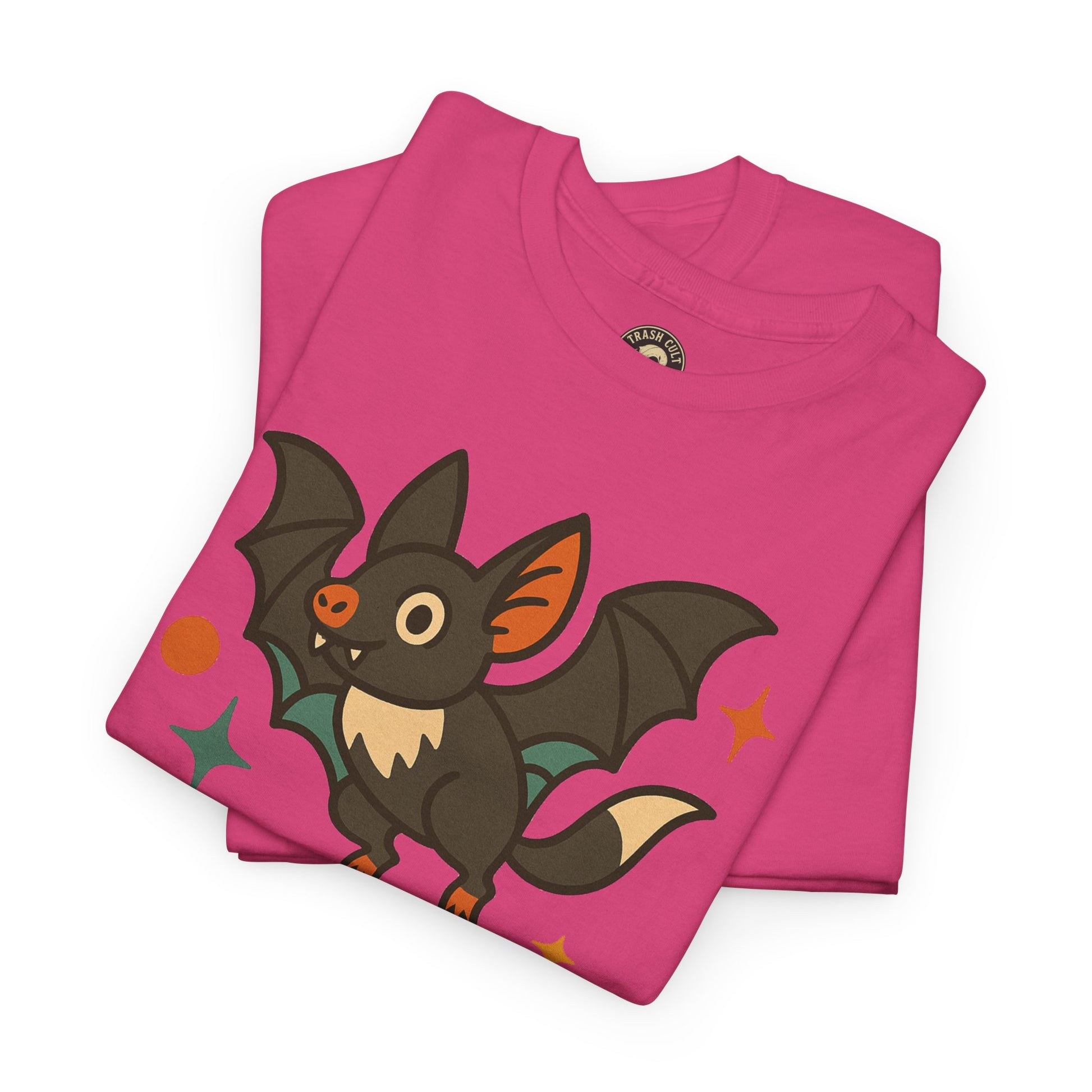 Trash Cult Supply Co. Unisex Heavy Cotton Tee - Fun Graphic Tee for Casual Wear, Perfect Gift for Bat Lovers, Halloween T-Shirt, [...]