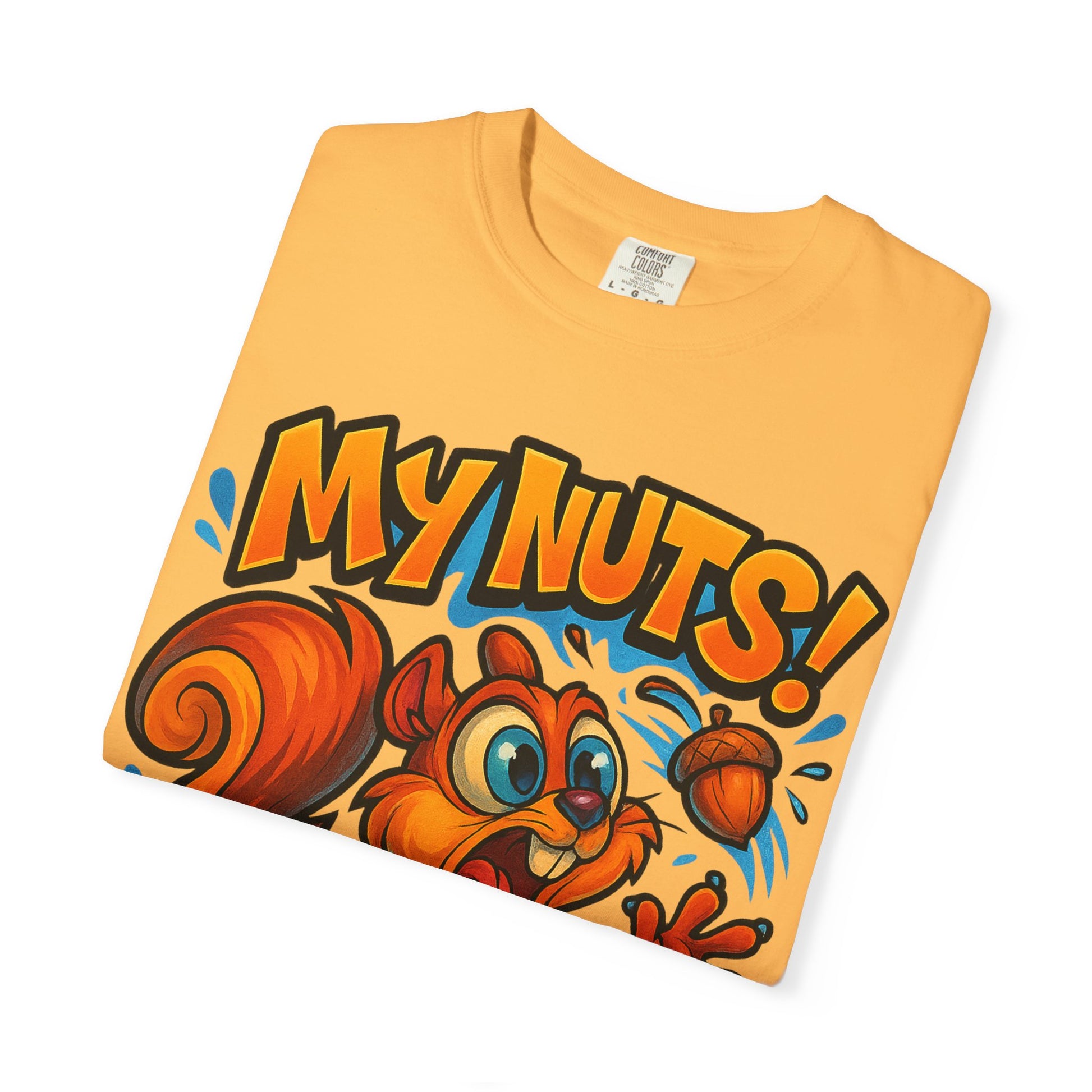 My Nuts! Squirrel Shirt – Funny New School Tattoo Style Tee | Gildan 5000