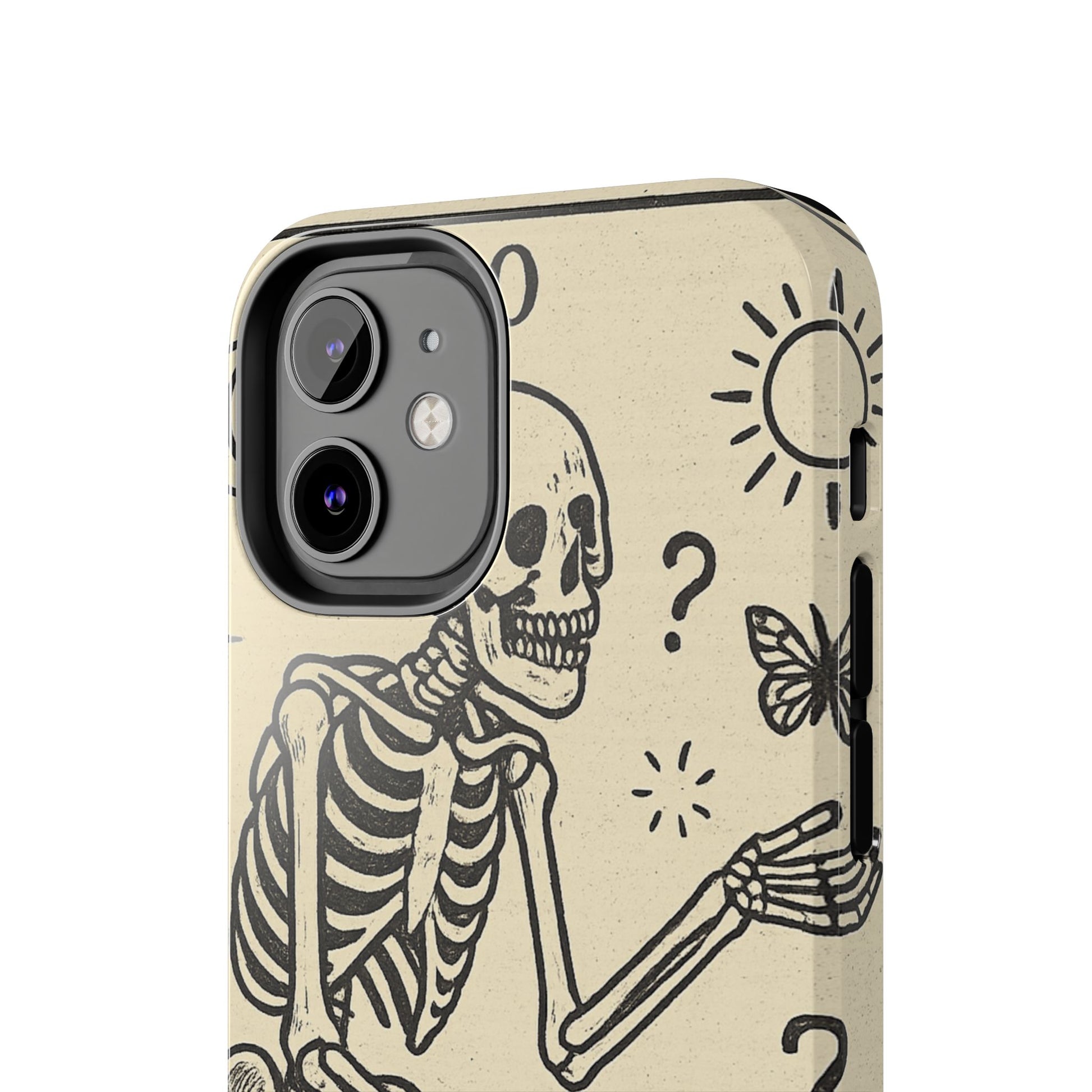 Skeleton ADHD Phone Cases, Unique Phone Cover, Funny ADHD Gift, Quirky Skeleton Design, Cool Accessories for Everyone