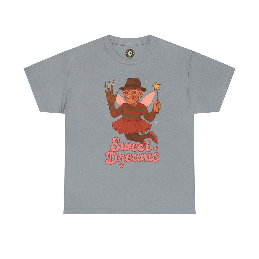 Freddy Krueger Fairy “Sweet Dreams” Funny Horror Parody T-Shirt – Gildan 5000
