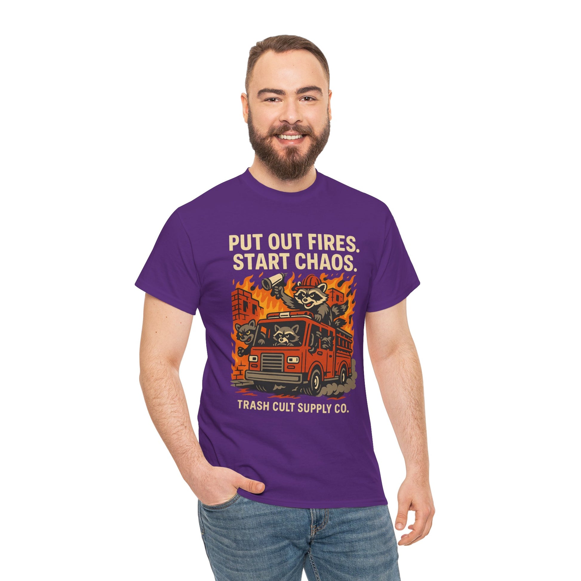 Put Out Fires Start Chaos Unisex Heavy Cotton Tee | Funny Firefighter Shirt | Casual Wear | Gift for Firefighter Lovers, Firefighter [...]