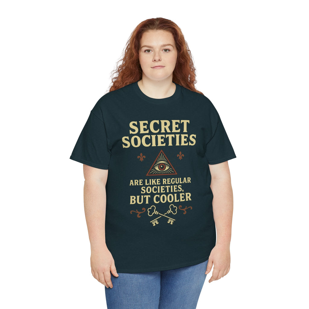 Secret Societies Shirt – Illuminati Eye Graphic Tee – Gildan 5000 Soft Cotton – Trash Cult Vintage Design