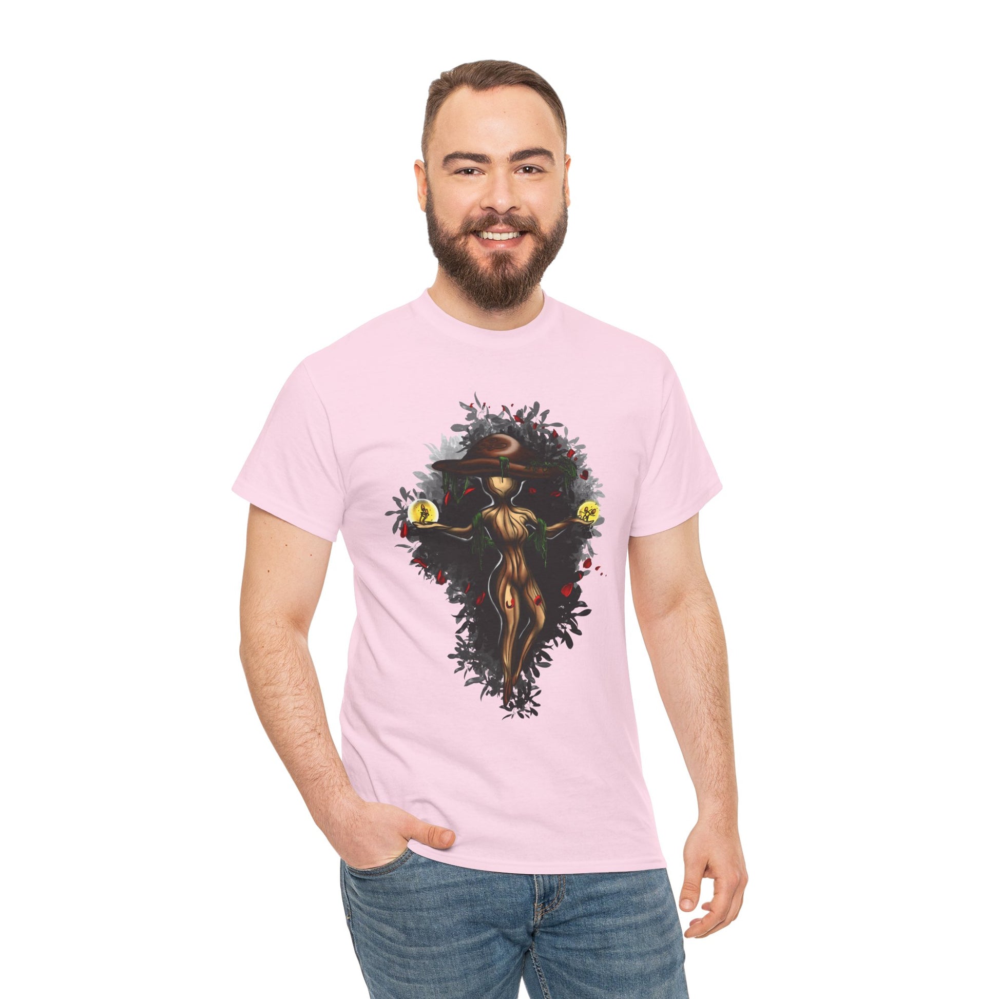 Mushroom Spirit T-Shirt – Lara Davenport x Trash Cult Supply Co. Collab (Gildan 5000)