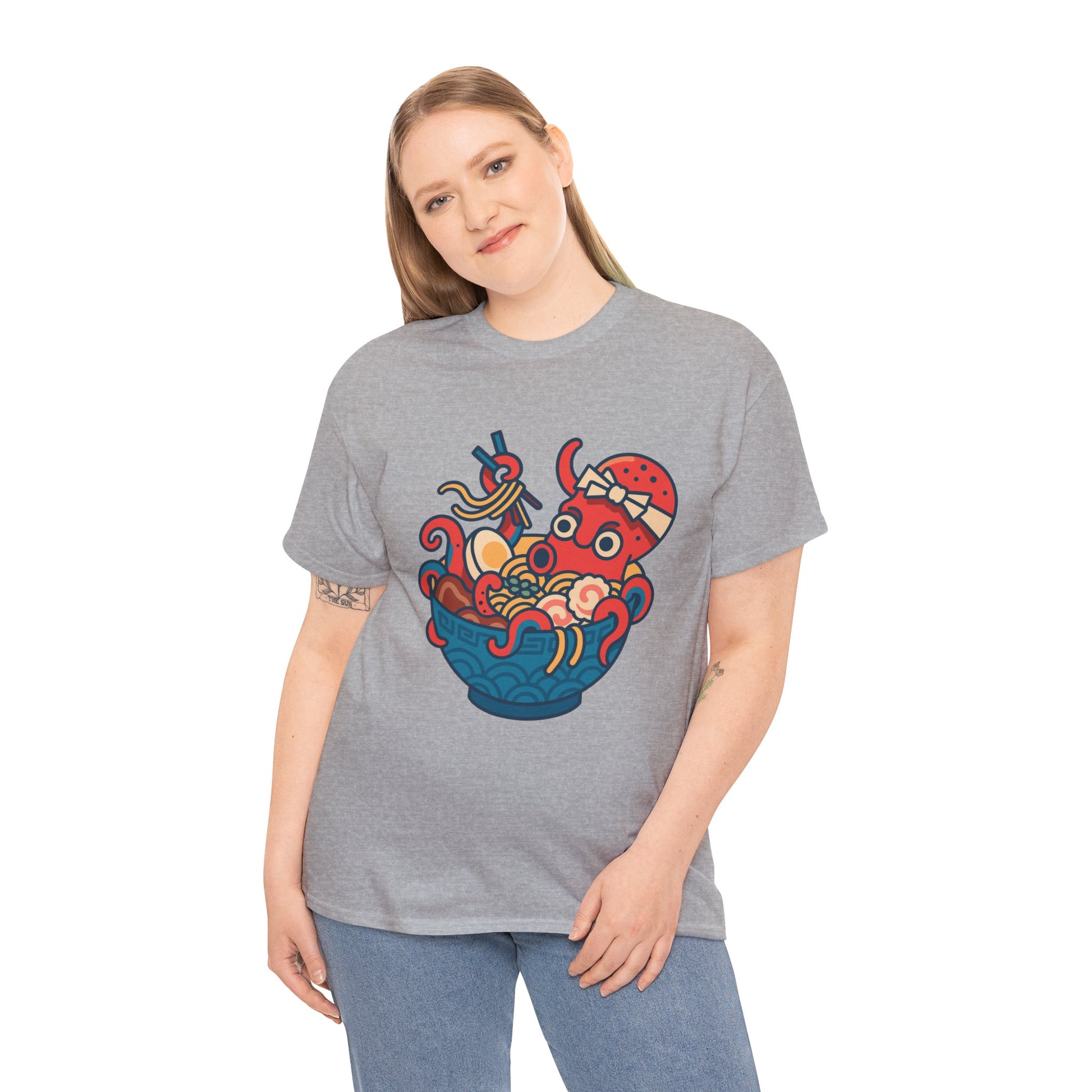 Octopus Ramen Bowl Shirt – Funny Japanese Noodle Graphic Tee