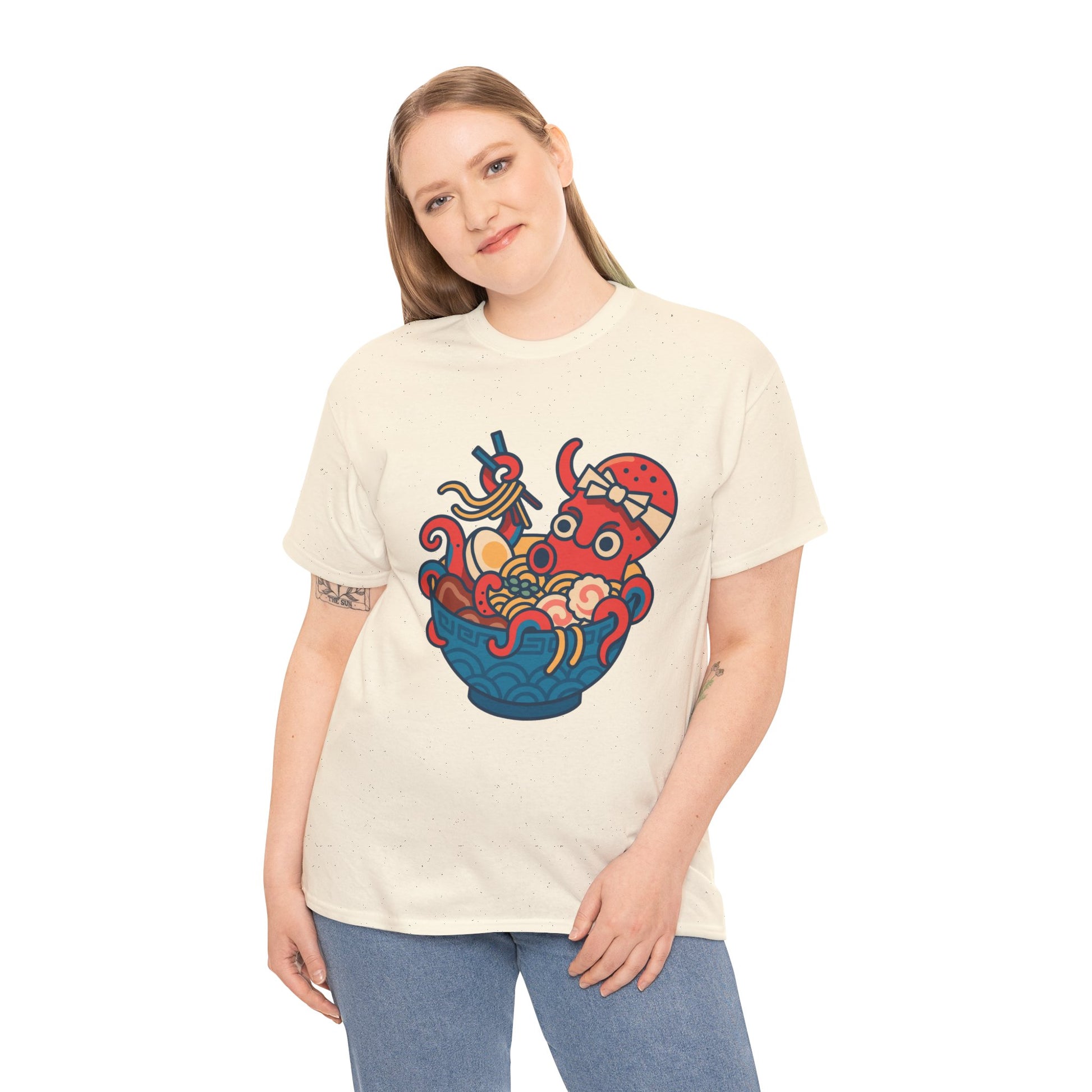 Octopus Ramen Bowl Shirt – Funny Japanese Noodle Graphic Tee