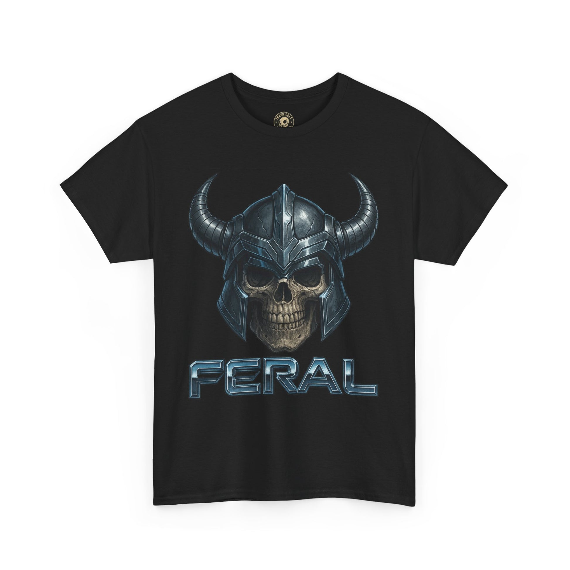 Feral Skull Graphic Tee, Unisex Cotton Shirt, Casual Wear, Gamer Apparel, Unique Gift for Fans