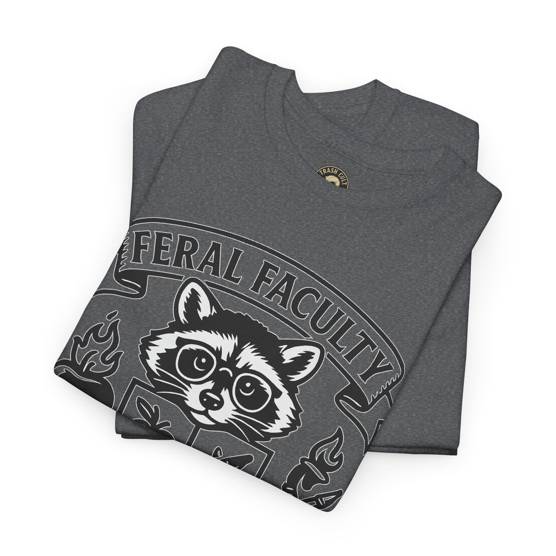 Feral Faculty Tee, Fun Teacher Shirt, Animal Lover Gift, Cool Graphic Tee, Casual Everyday Wear, Unisex Cotton T-Shirt