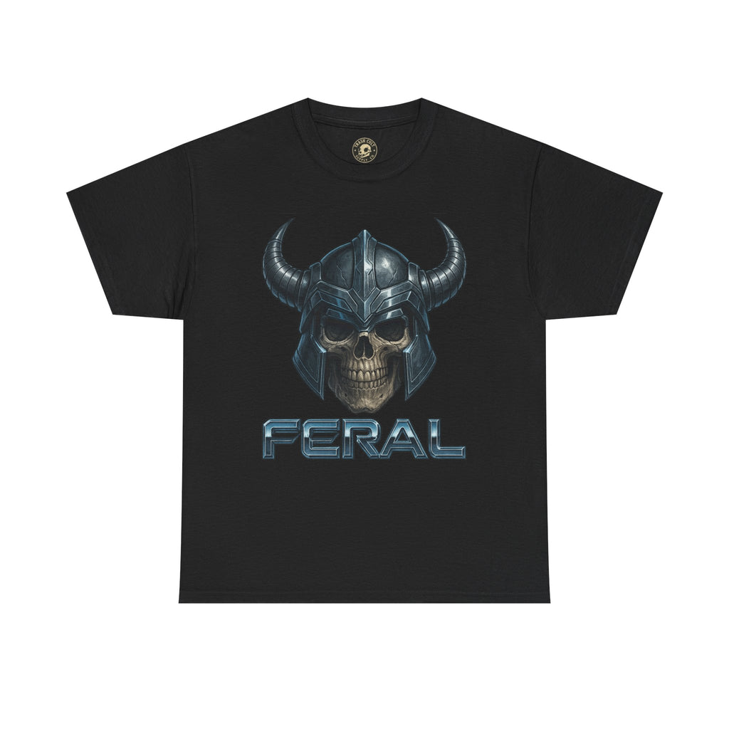 Feral Skull Graphic Tee, Unisex Cotton Shirt, Casual Wear, Gamer Apparel, Unique Gift for Fans