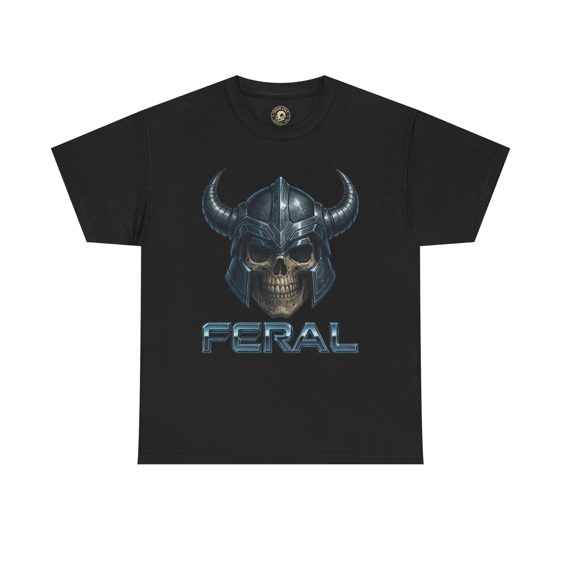 Feral Skull Graphic Tee, Unisex Cotton Shirt, Casual Wear, Gamer Apparel, Unique Gift for Fans